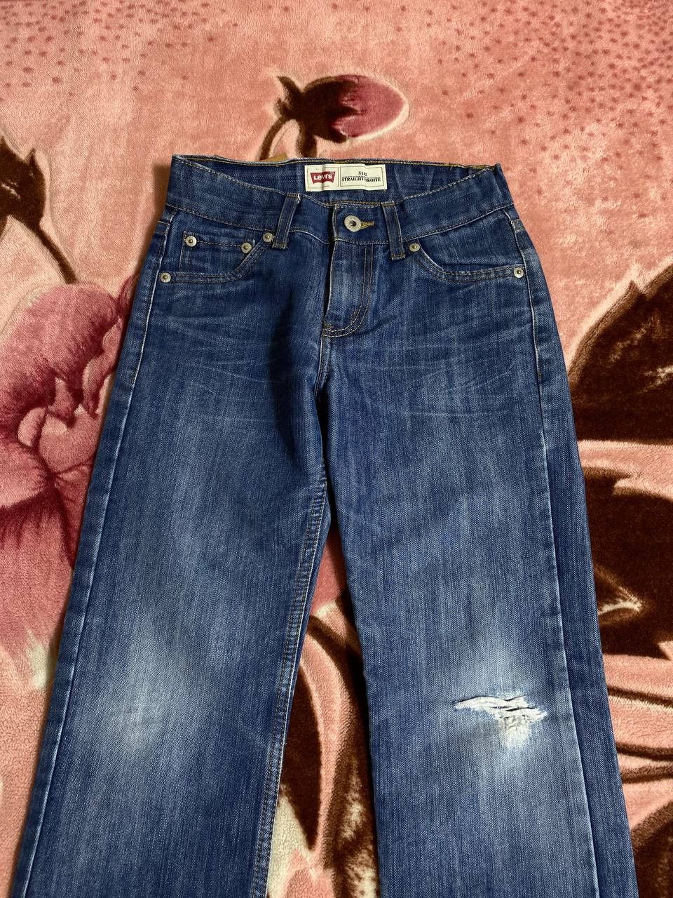 Levi's × Vintage Crazy vintage 90’s Levi’s 514 faded denim jeans workwear Size US 32 / EU 48 - 4 Thumbnail