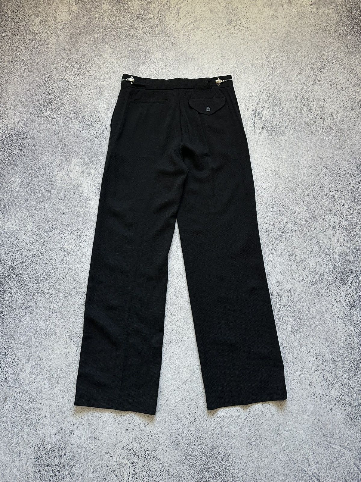 Ann Demeulemeester Ann Demeulemeester Archive Women’s Fluid Wool Pants 38 Size 26" / US 2 / IT 38 - 2 Thumbnail