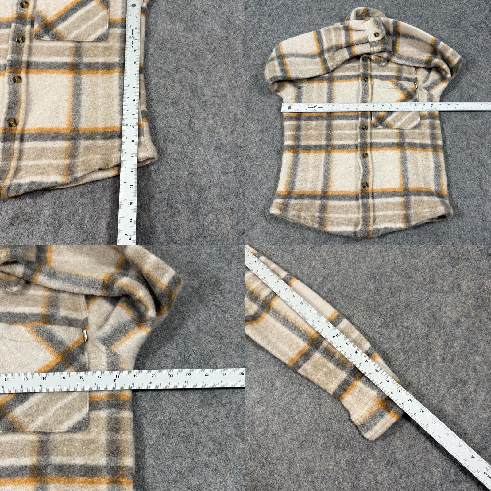 Timberland Timberland Jacket Shirt Multicolor Plaid Wool Blend Shacket Button Up Men Sz Small Size US S / EU 44-46 / 1 - 9 Thumbnail