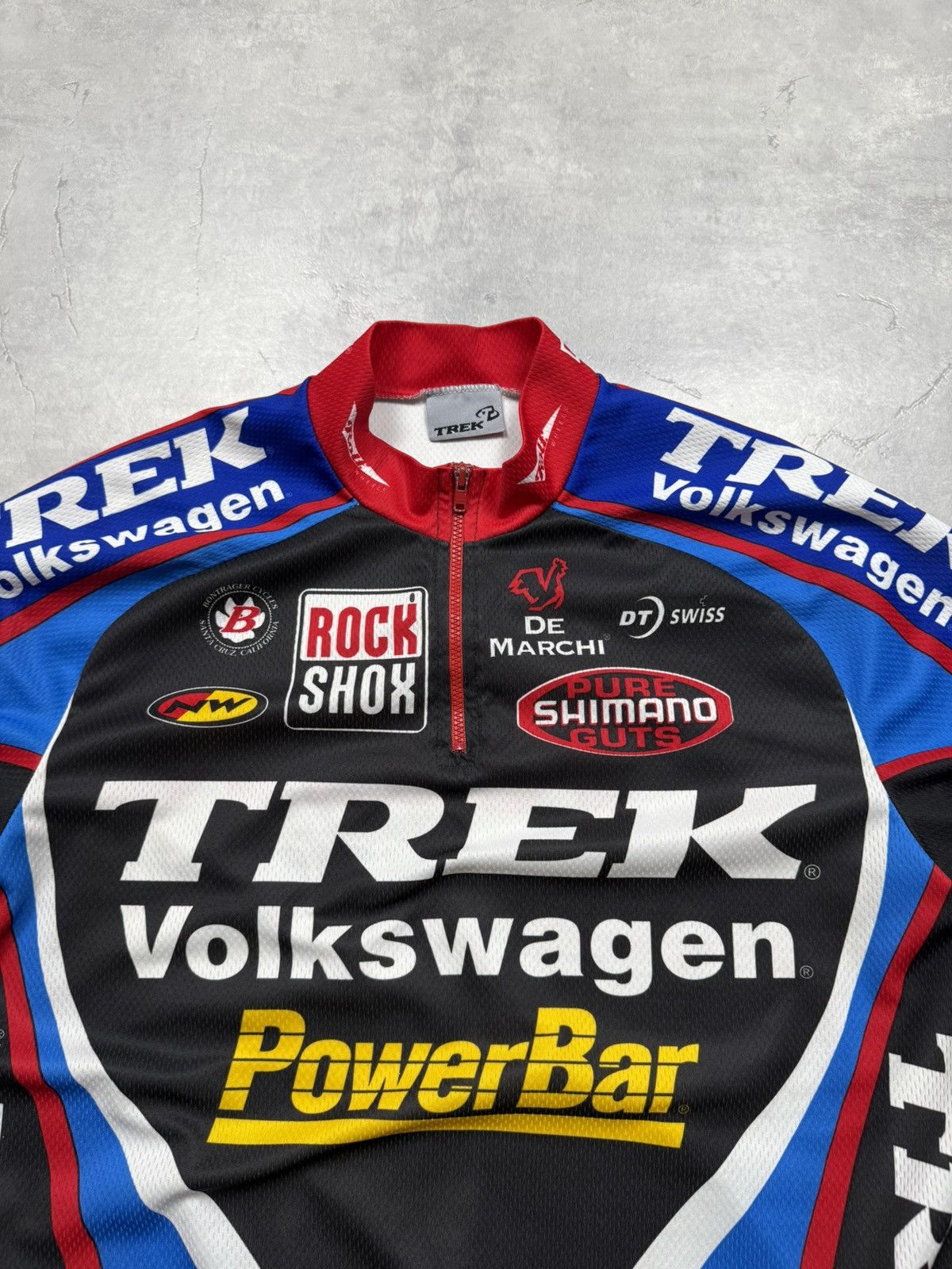 Vintage Vintage Trek Volkswagen 90s Cycling Shirt Size US L / EU 52-54 / 3 - 2 Thumbnail