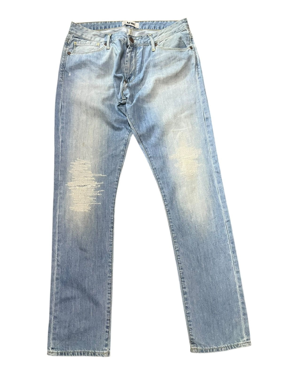 Acne Studios Crazy Rare Acne Hug/bleach/cacth denim pants Size US 30 / EU 46 - 1 Thumbnail