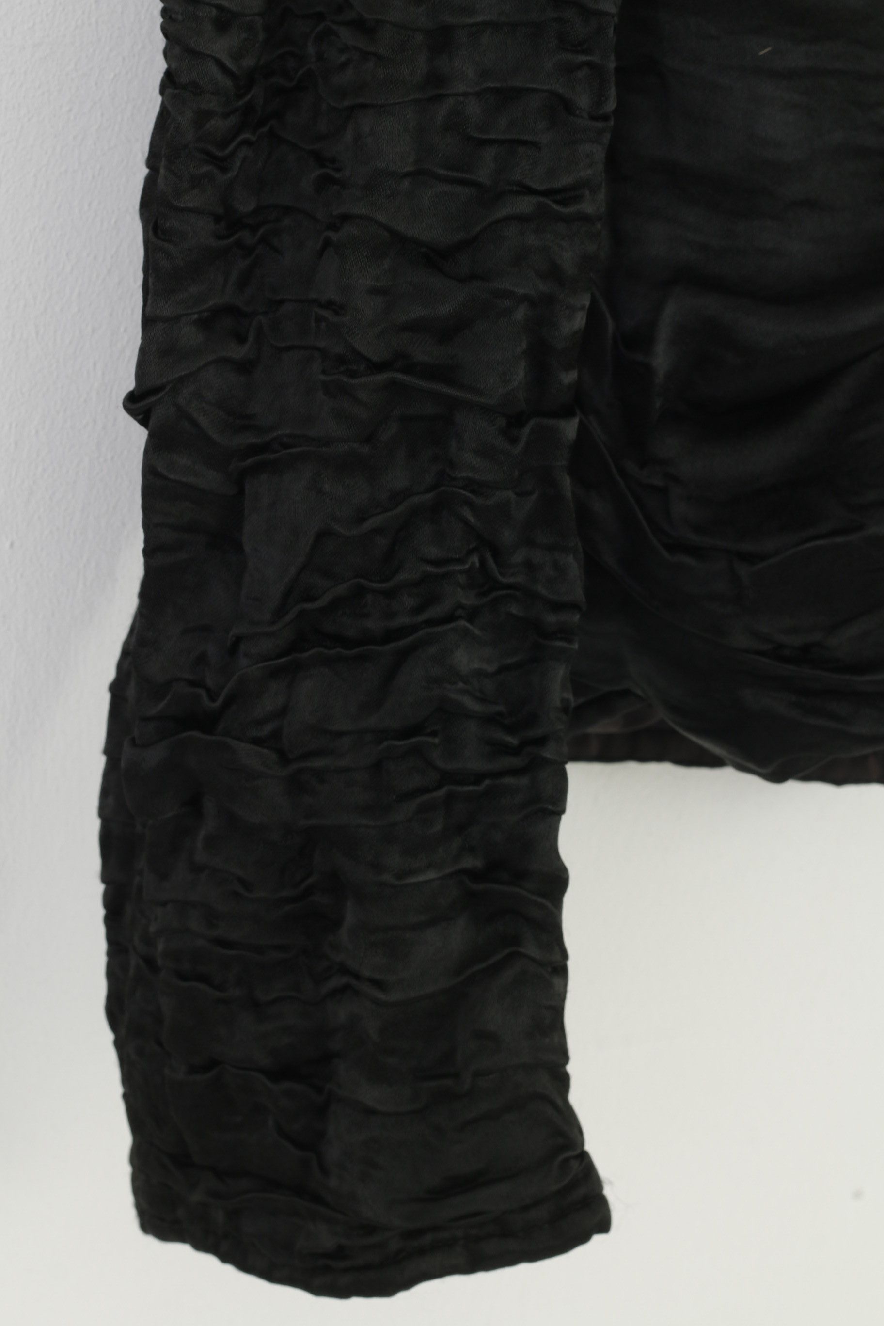 Vintage Evateks Women 1 L Jacket Bolero Black Full Zipper Puff 3698 Size L / US 10 / IT 46 - 3 Thumbnail
