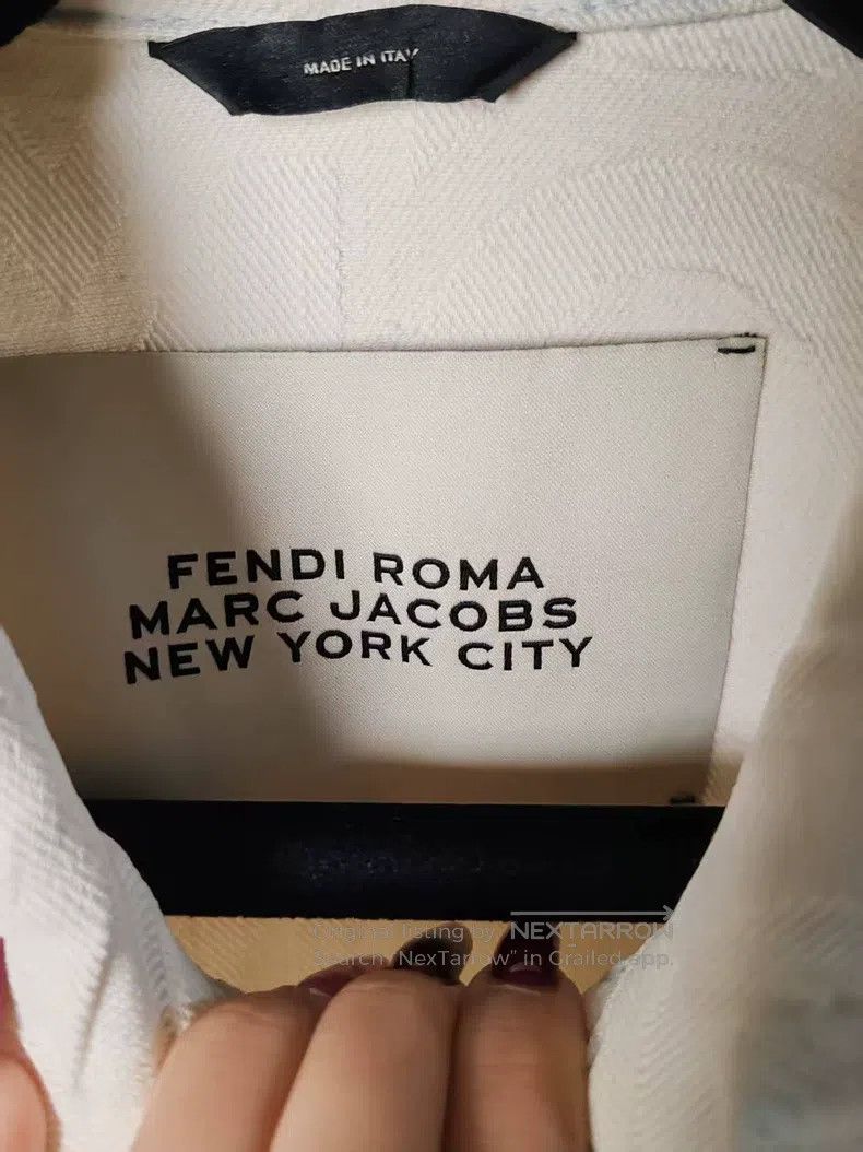 Fendi Fendi Distressed Full Print Denim Jacket Size US S / EU 44-46 / 1 - 4 Thumbnail