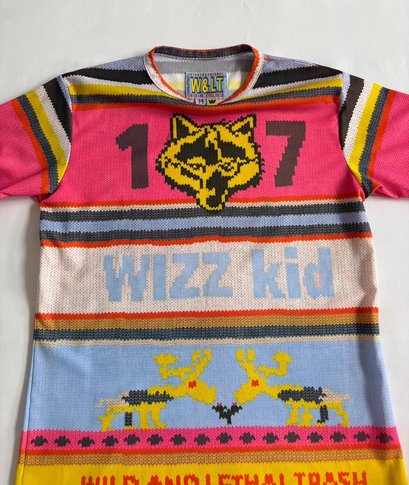 Walter Van Beirendonck WVB 1998 Vtg Striped Wolf Head Kiss the Future Tee Size M / US 6-8 / IT 42-44 - 5 Thumbnail