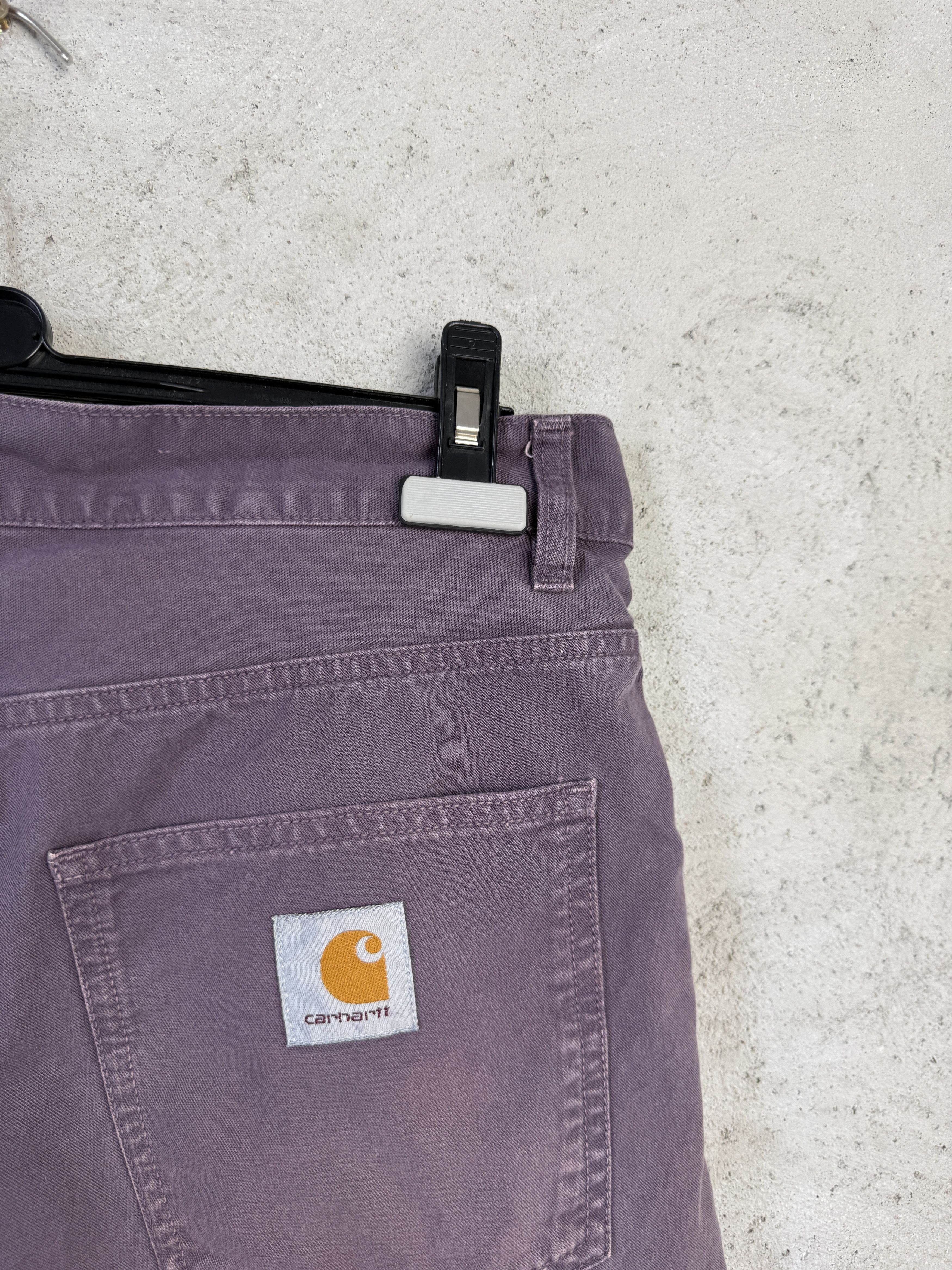 Carhartt Wip Carhartt WIP Newel Short denim jeans pants skate rap Size US 33 - 4 Thumbnail