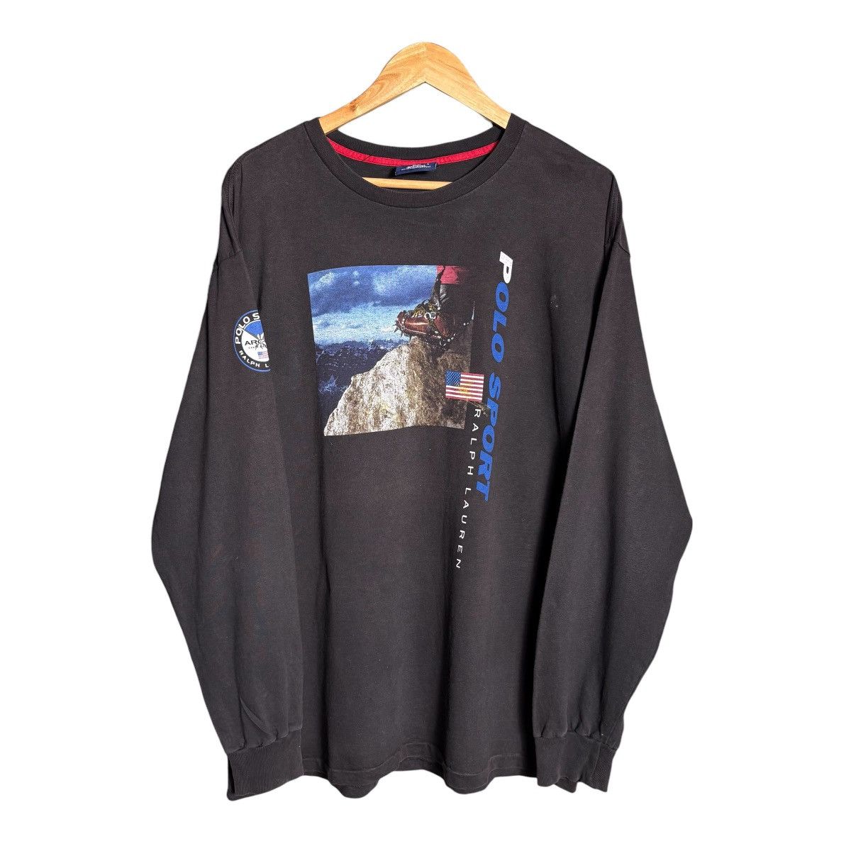 Polo Ralph Lauren Vintage 90s Polo Sport Ralph Lauren Arctic Challenge T-Shirt Size US L / EU 52-54 / 3 - 1 Thumbnail