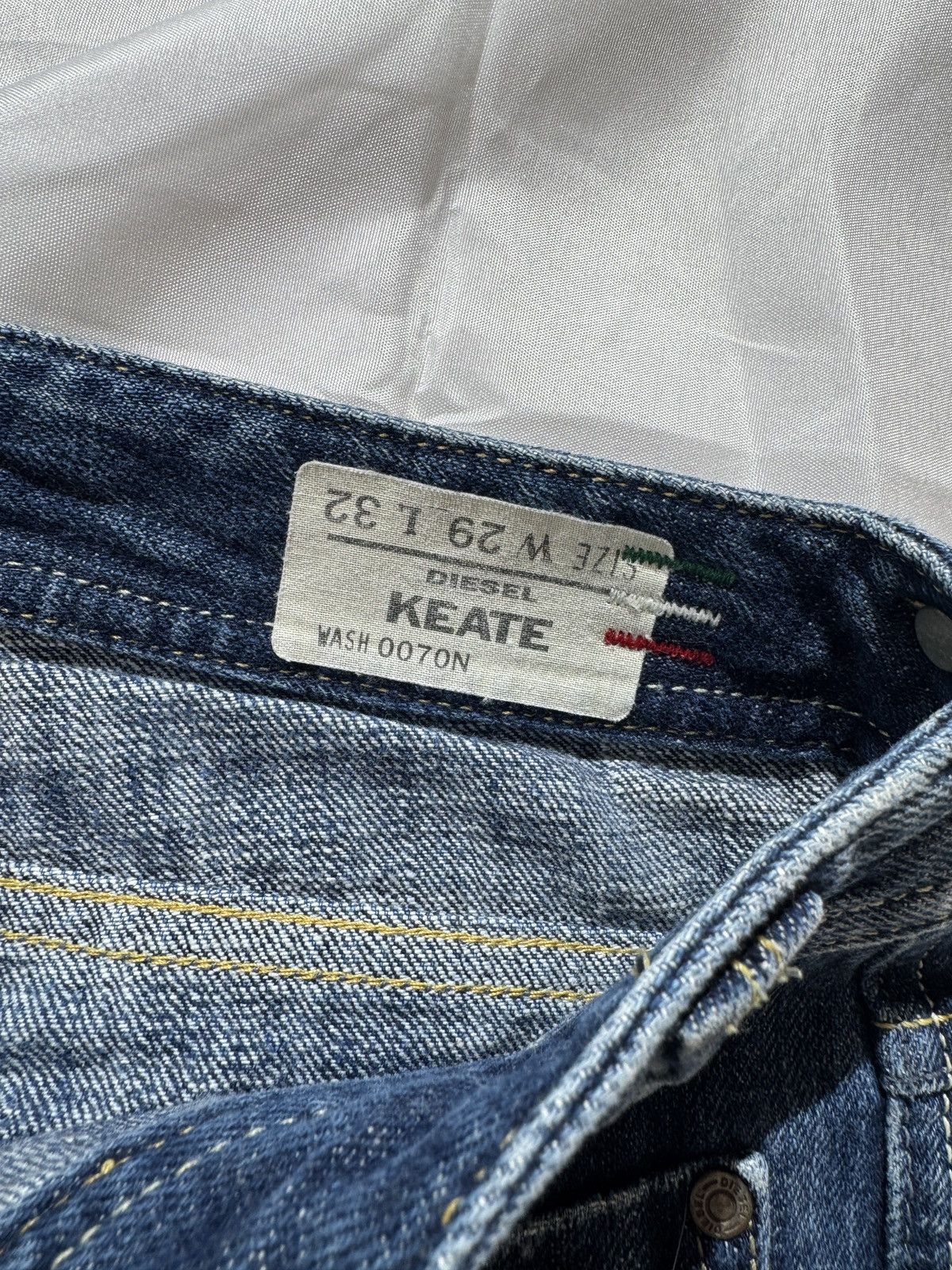 Diesel Diesel Vintage Low Rise Y2K Washed Bootcut Jeans Size 29" - 10 Thumbnail
