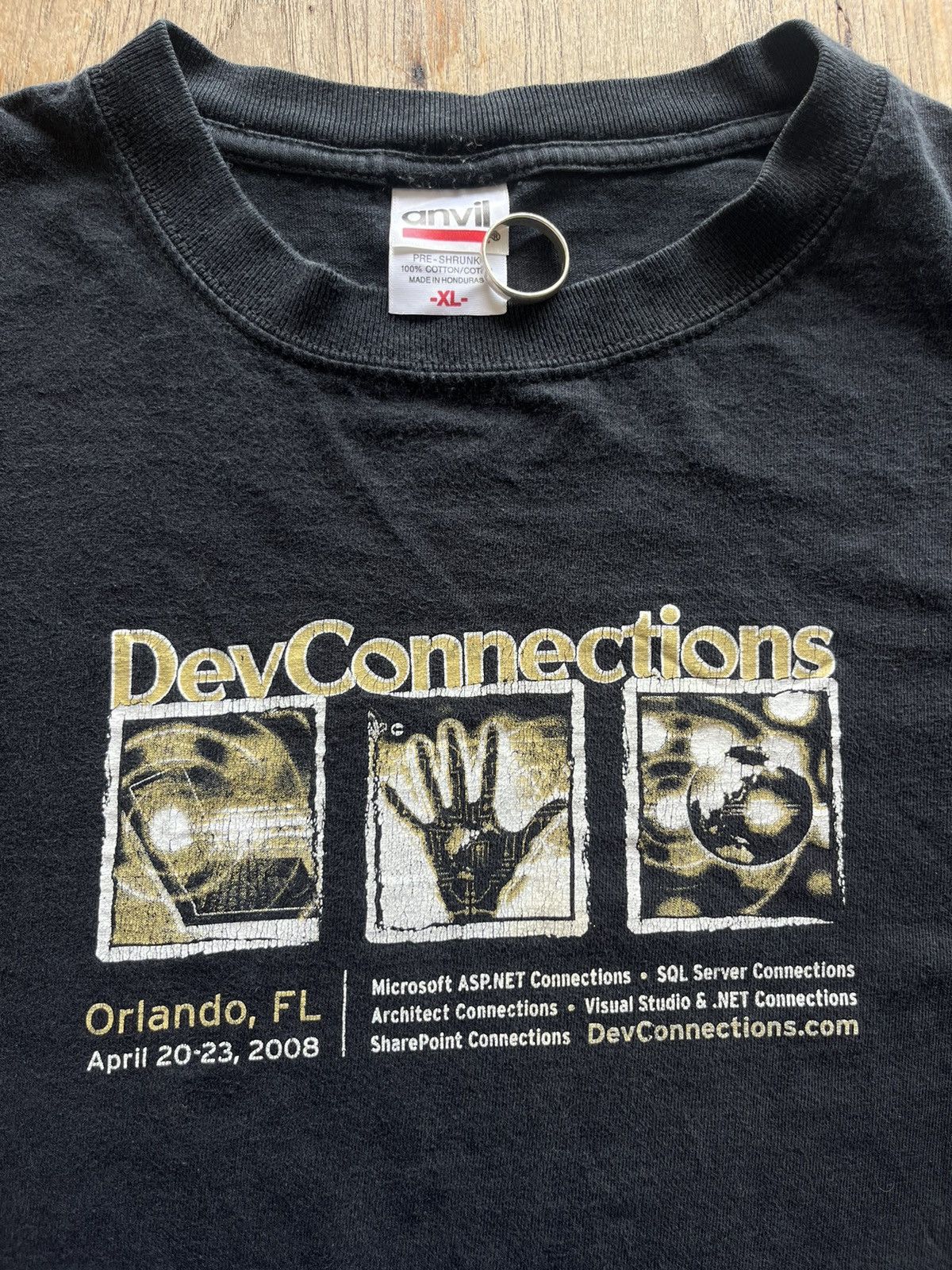 Microsoft × Vintage Vintage Microsoft Dev Connections festival 2008’s Tshirt Size US XL / EU 56 / 4 - 3 Thumbnail