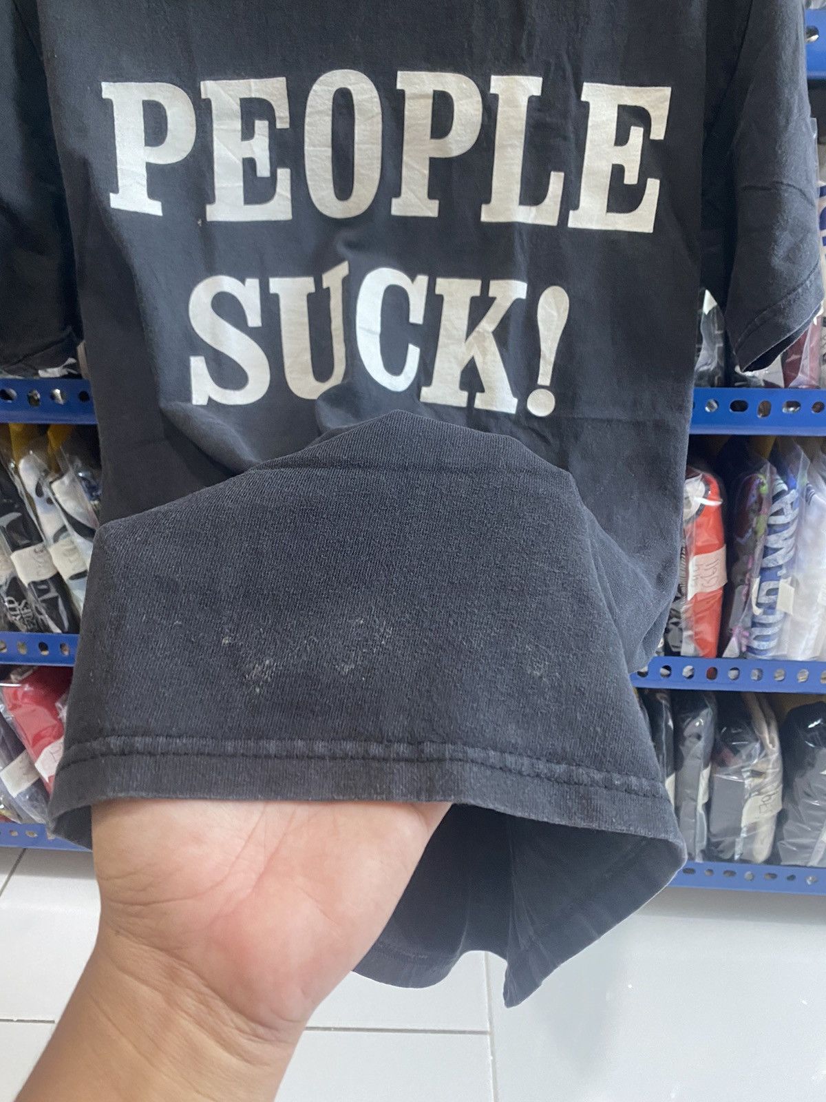 Hanes PEOPLE SUCK TSHIRT Size US M / EU 48-50 / 2 - 10 Thumbnail