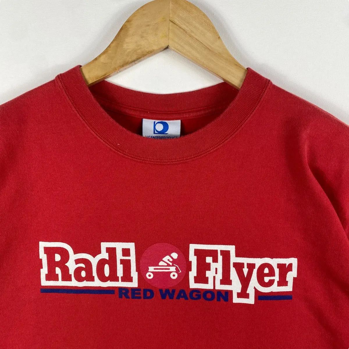 Vintage Radio Flyer RED WAGON Super Shop Graphic Tee Shirt Large Size US L / EU 52-54 / 3 - 2 Thumbnail
