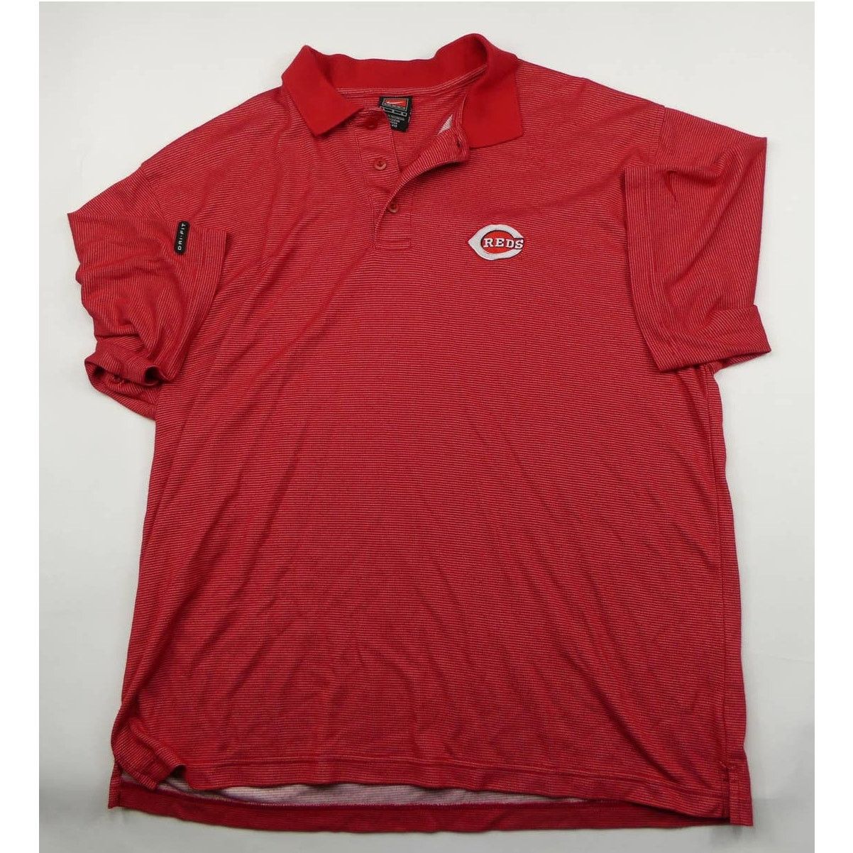 Nike NIKE Cincinnati Reds short sleeve polo shirt, large Size US L / EU 52-54 / 3 - 1 Thumbnail