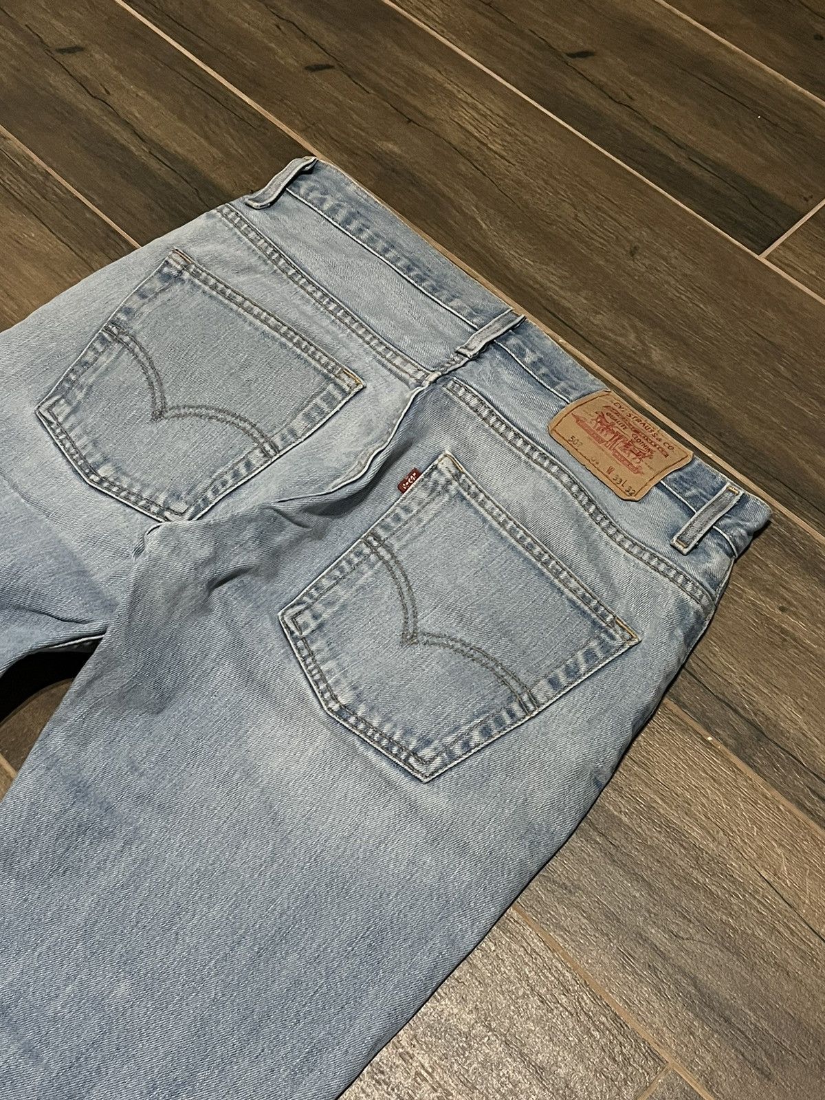 Levi's × Levi's Vintage Clothing Levis 507 Blue wash flared denim 517 like Size US 33 - 3 Thumbnail