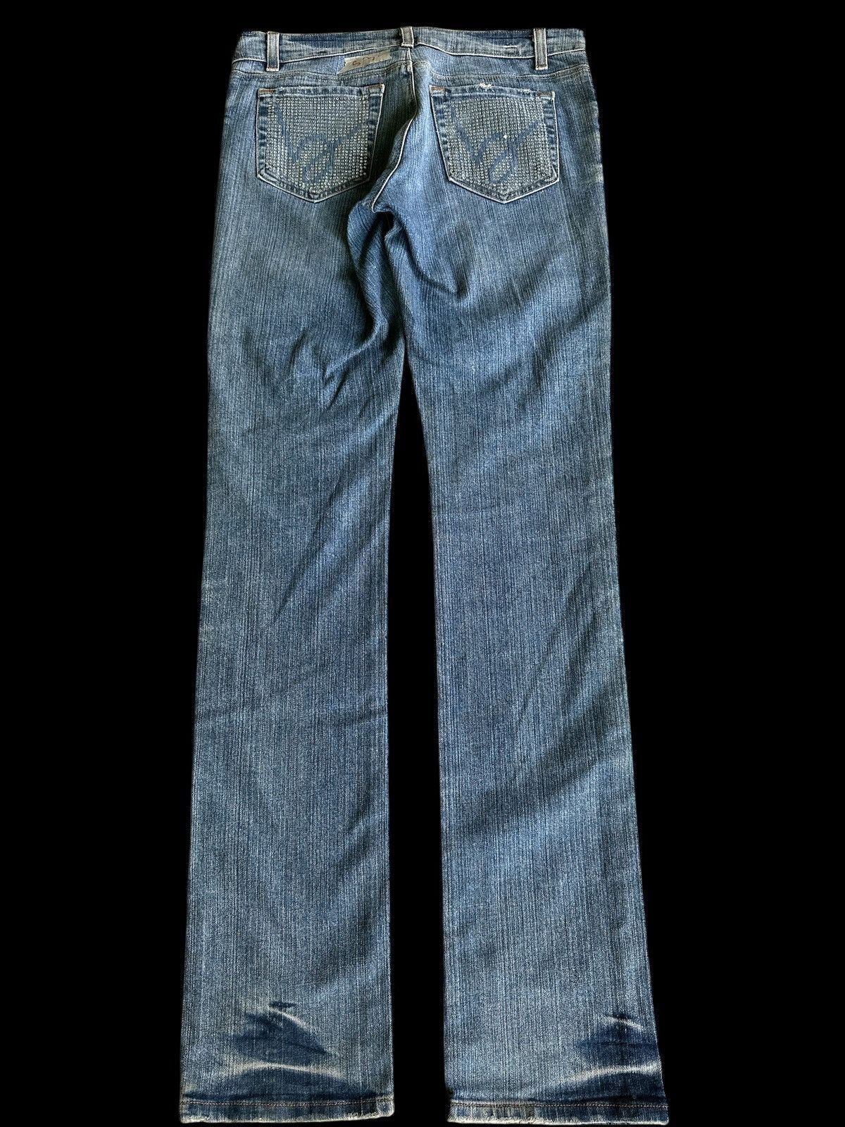 Vintage Bebe Denim Blue Washed Straight Legs💥 Size US 32 / EU 48 - 2 Thumbnail