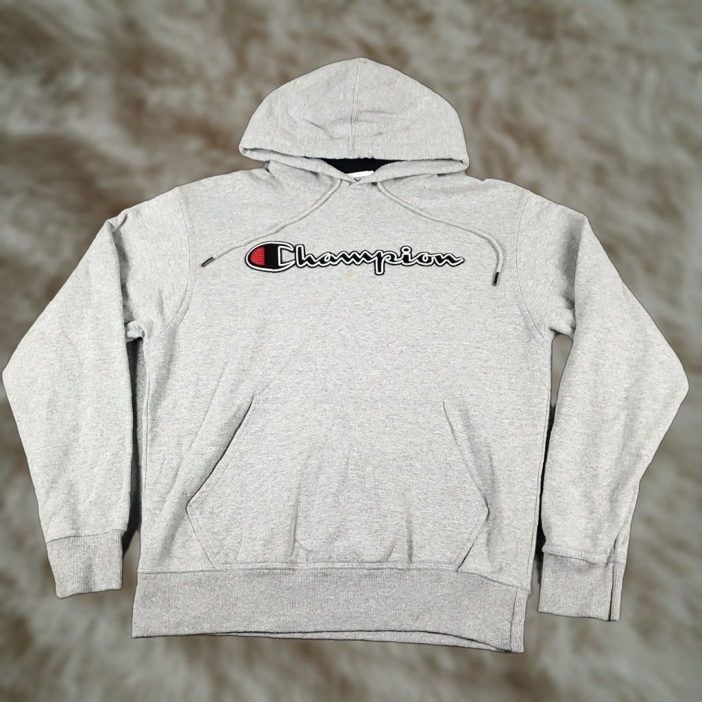 Champion Champion Hoodie Mens Medium Gray Casual Pullover Sweatshirt Size US M / EU 48-50 / 2 - 1 Thumbnail