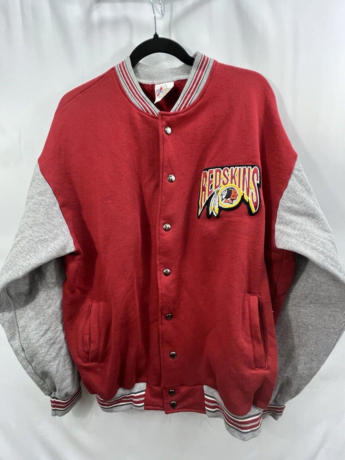 Vintage Washington Redskins Varsity Jacket Red&Gray Size XL