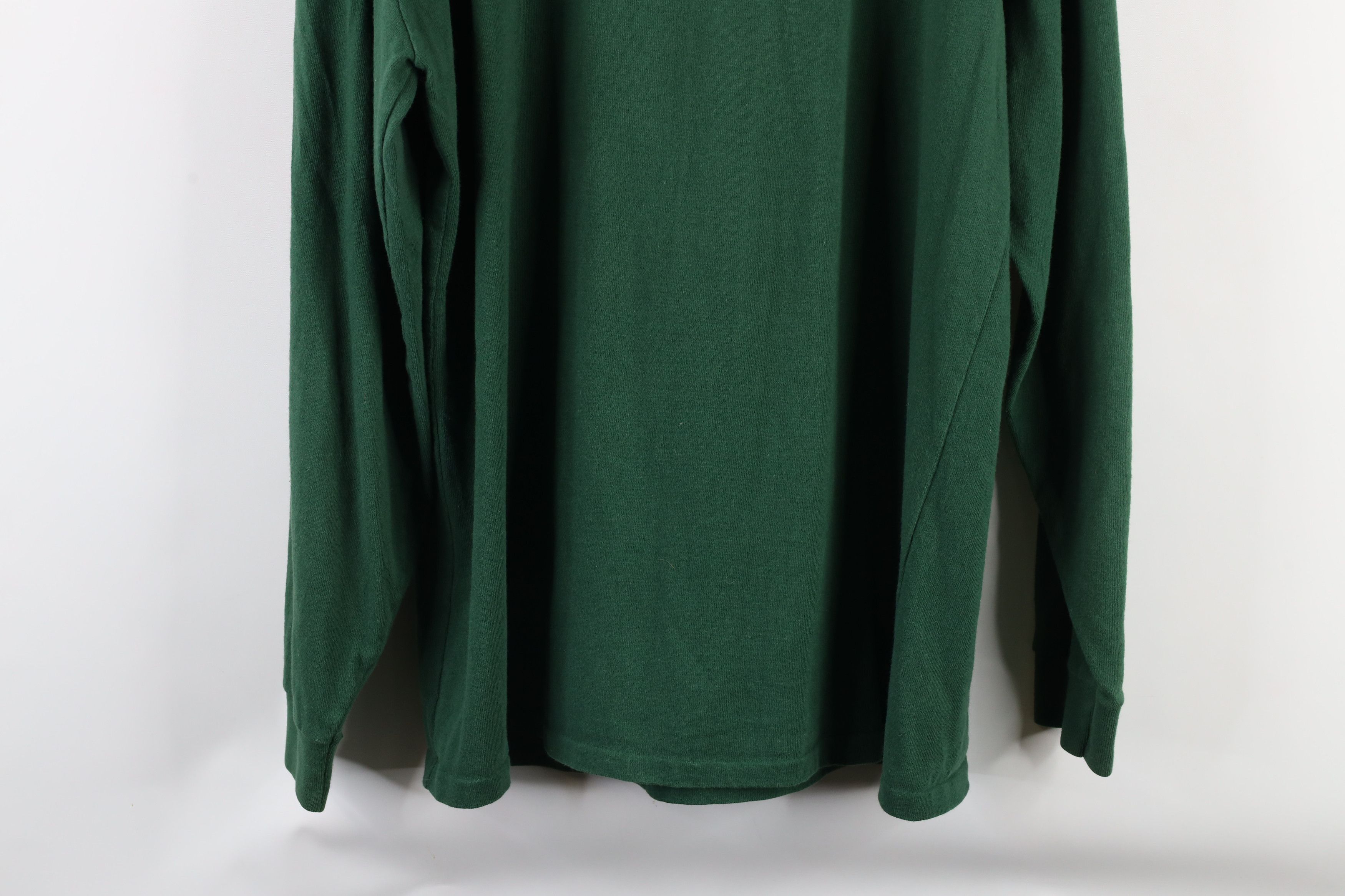 Vintage Vintage 90s Packers Football Turtleneck T-Shirt Green USA Size US L / EU 52-54 / 3 - 11 Thumbnail
