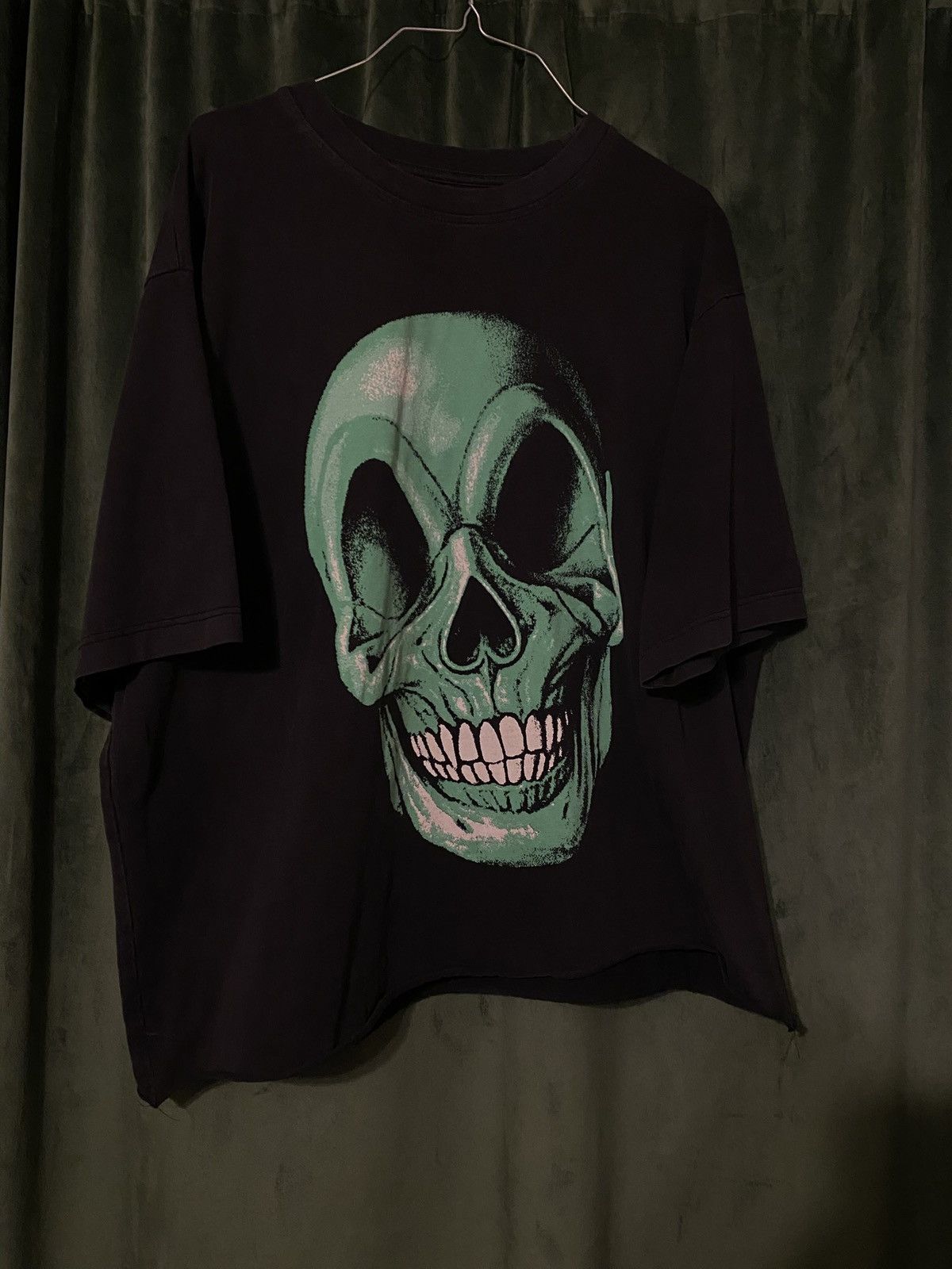 Other 2FACED Cat Man Skull Print Tee Size US XL / EU 56 / 4 - 1 Thumbnail