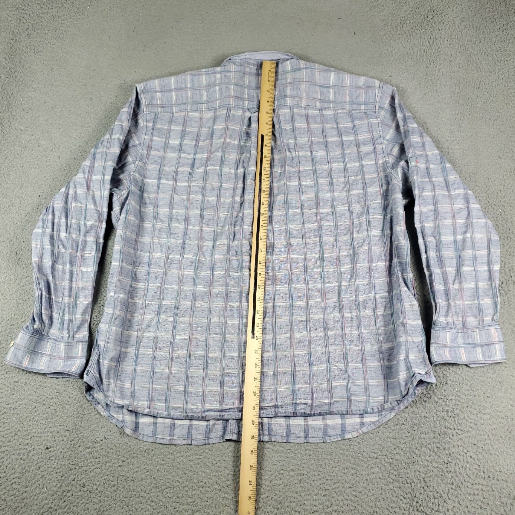 Tommy Bahama Tommy Bahama Shirt Mens 2XL Gray Plaid Long Sleeve Pocket Button-Up Casual Business Travel Wedding Mens Size US XXL / EU 58 / 5 - 5 Thumbnail