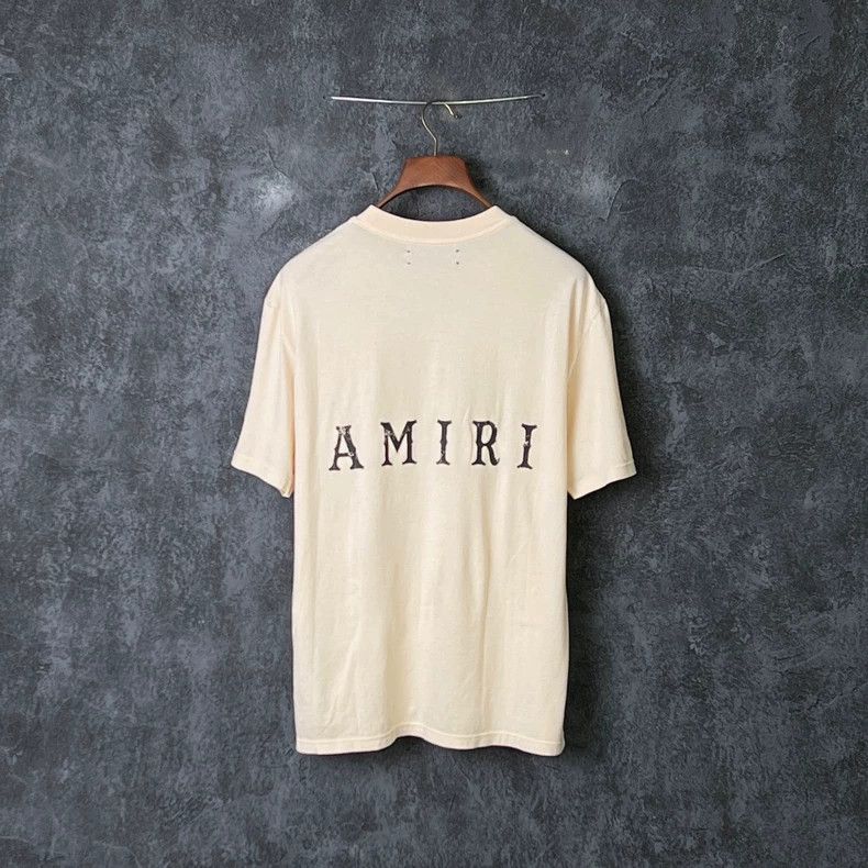 Amiri Amiri Beige Skull Cotton Short Sleeve Size US XL / EU 56 / 4 - 2 Thumbnail