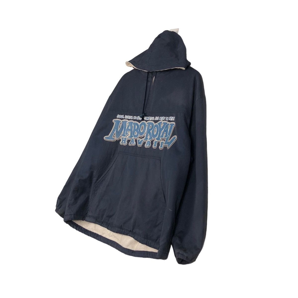 Japanese Brand Vintage Anorak Jacket Half Zipper Mabo Royal Hawaii BigLogo Size US M / EU 48-50 / 2 - 2 Thumbnail