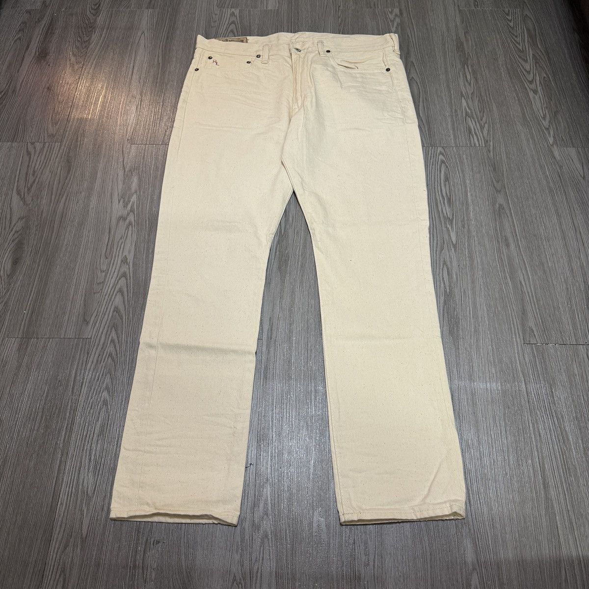 Polo Ralph Lauren Polo Ralph Lauren White Denim Long Pants Size US 36 / EU 52 - 3 Thumbnail