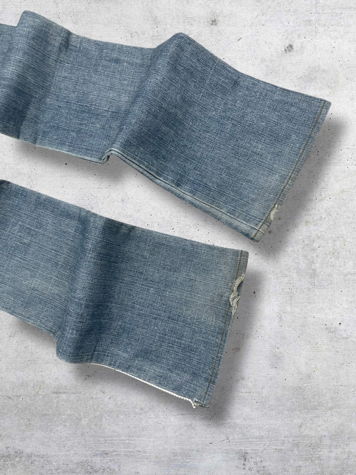 Yohji Yamamoto VINTAGE YOHJI YAMAMOTO JAPAN DESIGNER FLARED DIAMOND DENIM Size US 30 / EU 46 - 14 Thumbnail