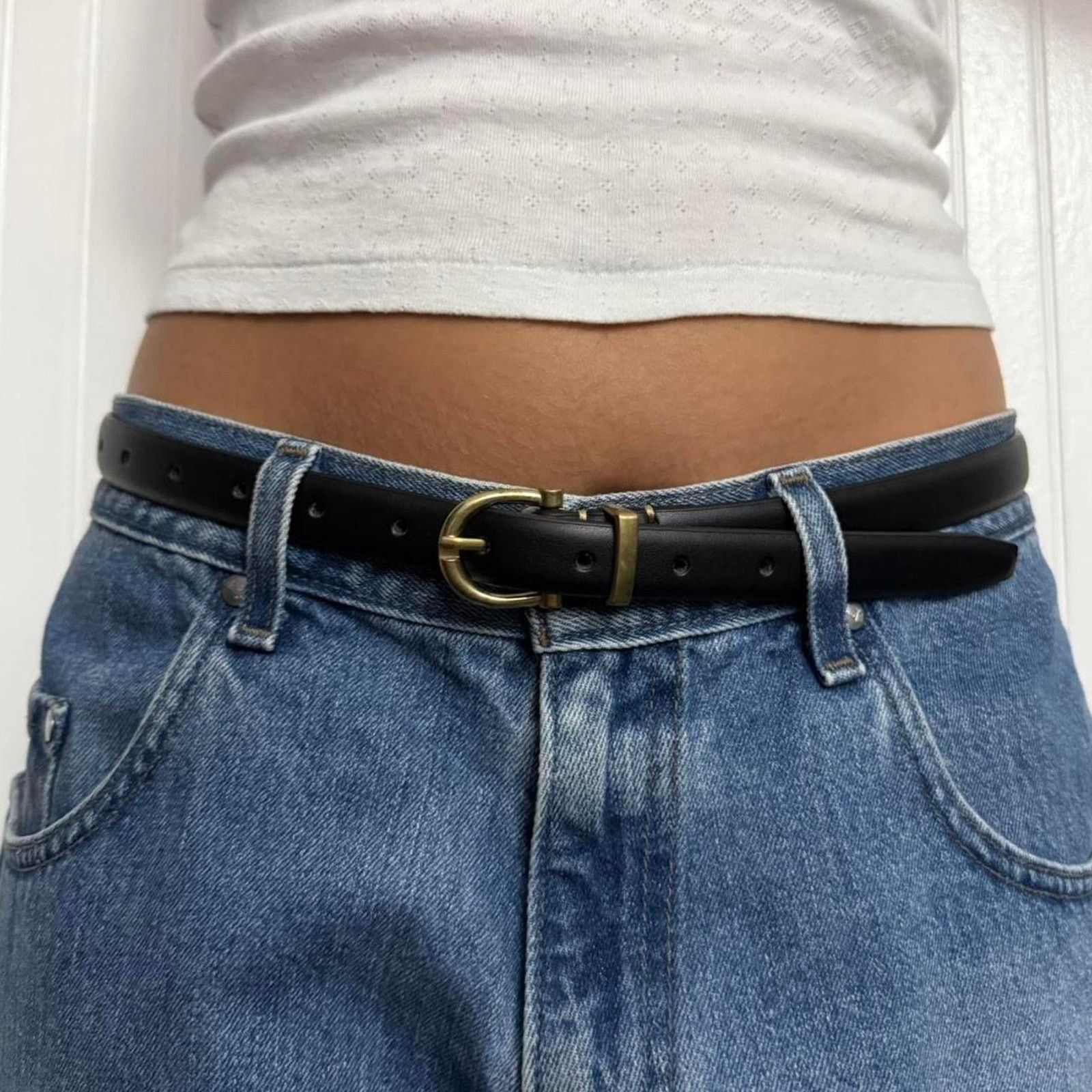 Other Black vegan leather thin WMNS1 Size ONE SIZE - 6 Thumbnail