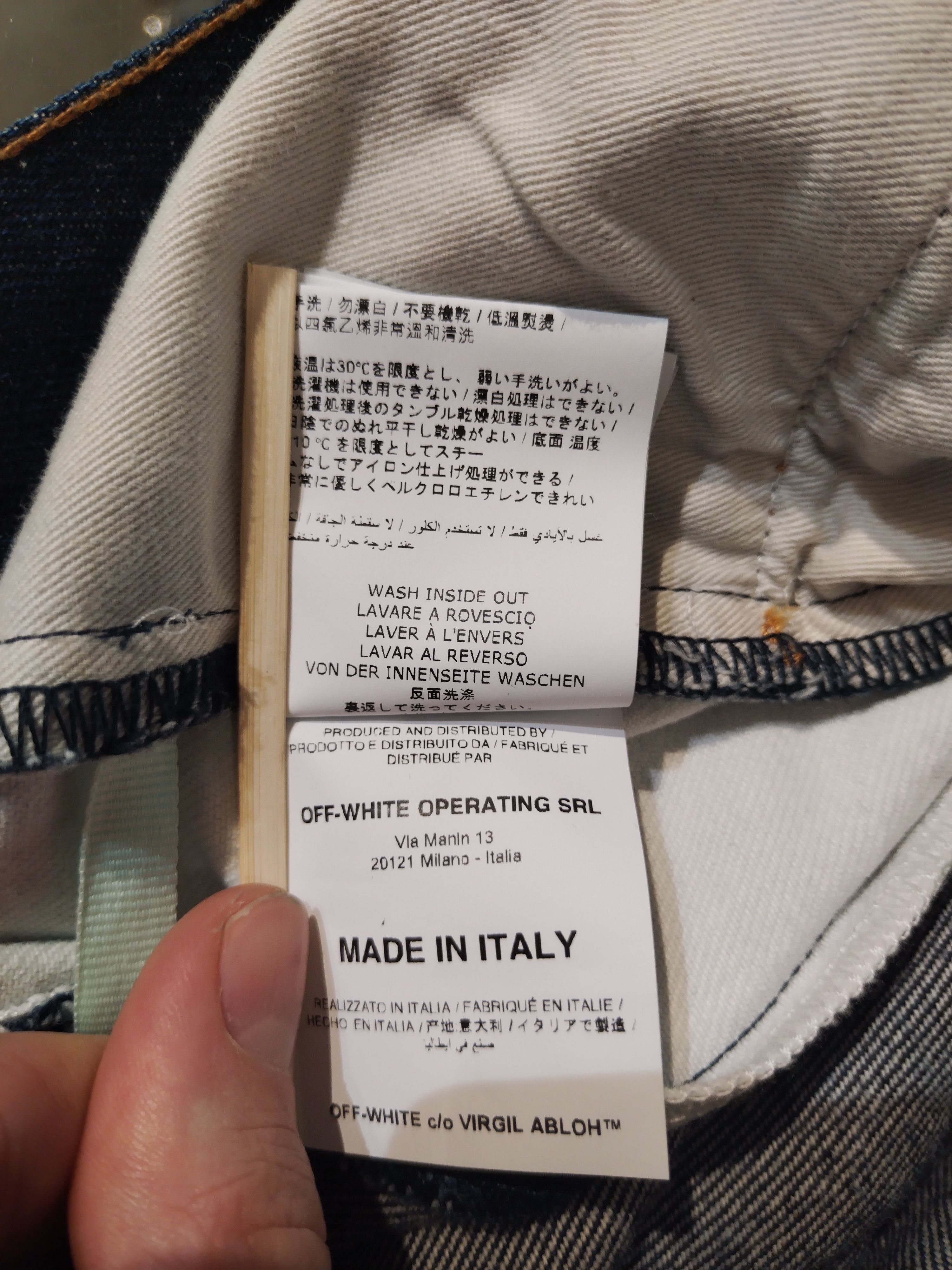 Off-White Off-White x Virgil Abloh Jeans – SS18 Collection Size US 30 / EU 46 - 15 Thumbnail
