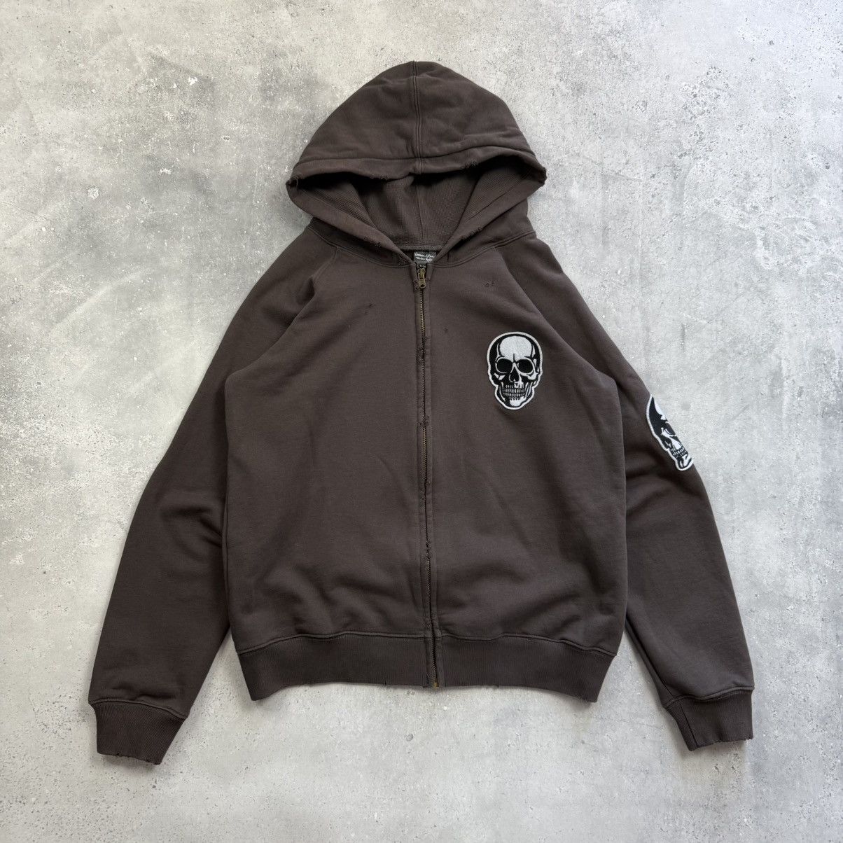 Number (N)ine Number (N)ine SS04 Double Skull Zip up | Grailed