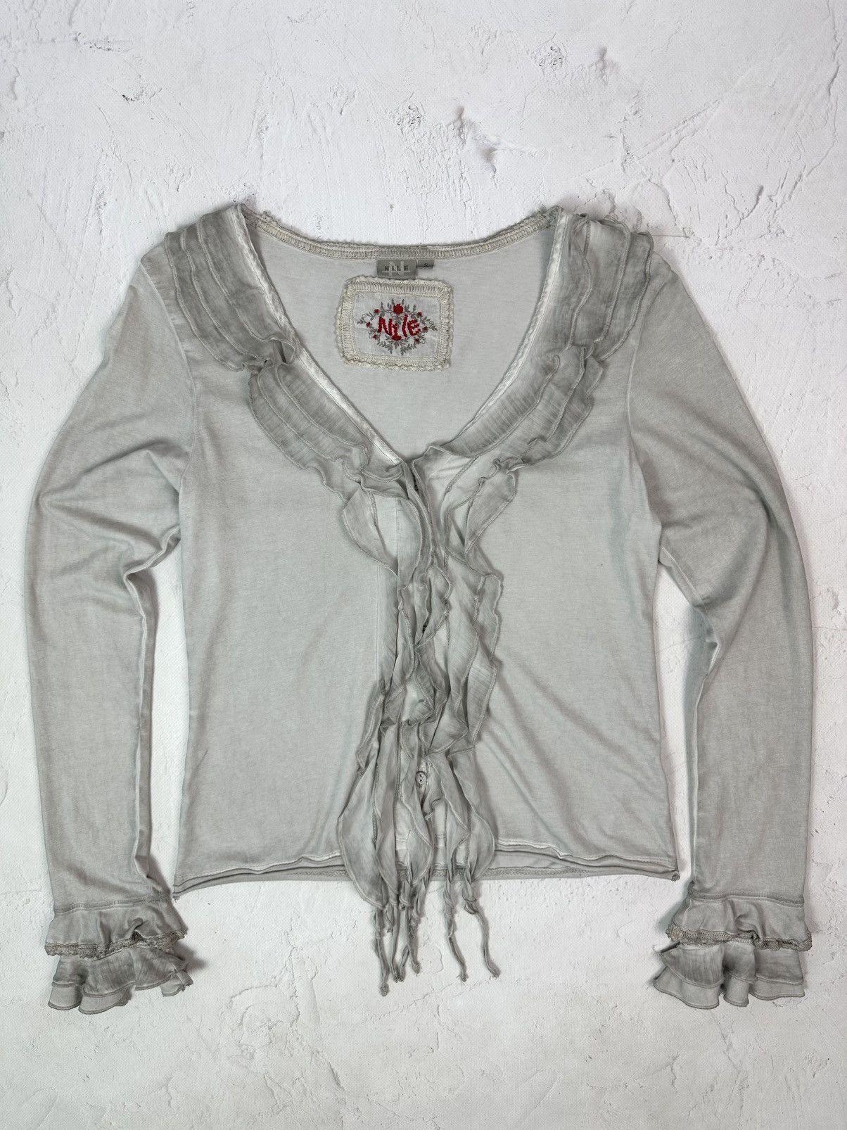 Vintage Y2K Vintage Washed Jumper Size S / US 4 / IT 40 - 1 Thumbnail