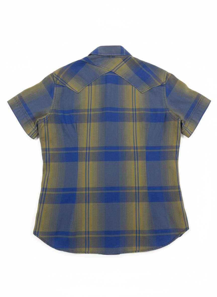Diesel Diesel Western Plaid Snap Button Short Sleeve Shirt Size US XL / EU 56 / 4 - 2 Thumbnail