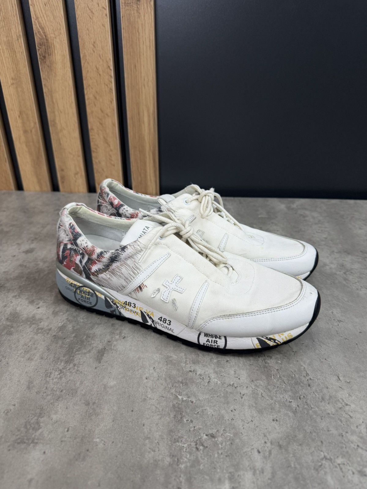 Premiata Premiata Low Top Sneakers White Size 40 Size US 7 / EU 40 - 4 Thumbnail
