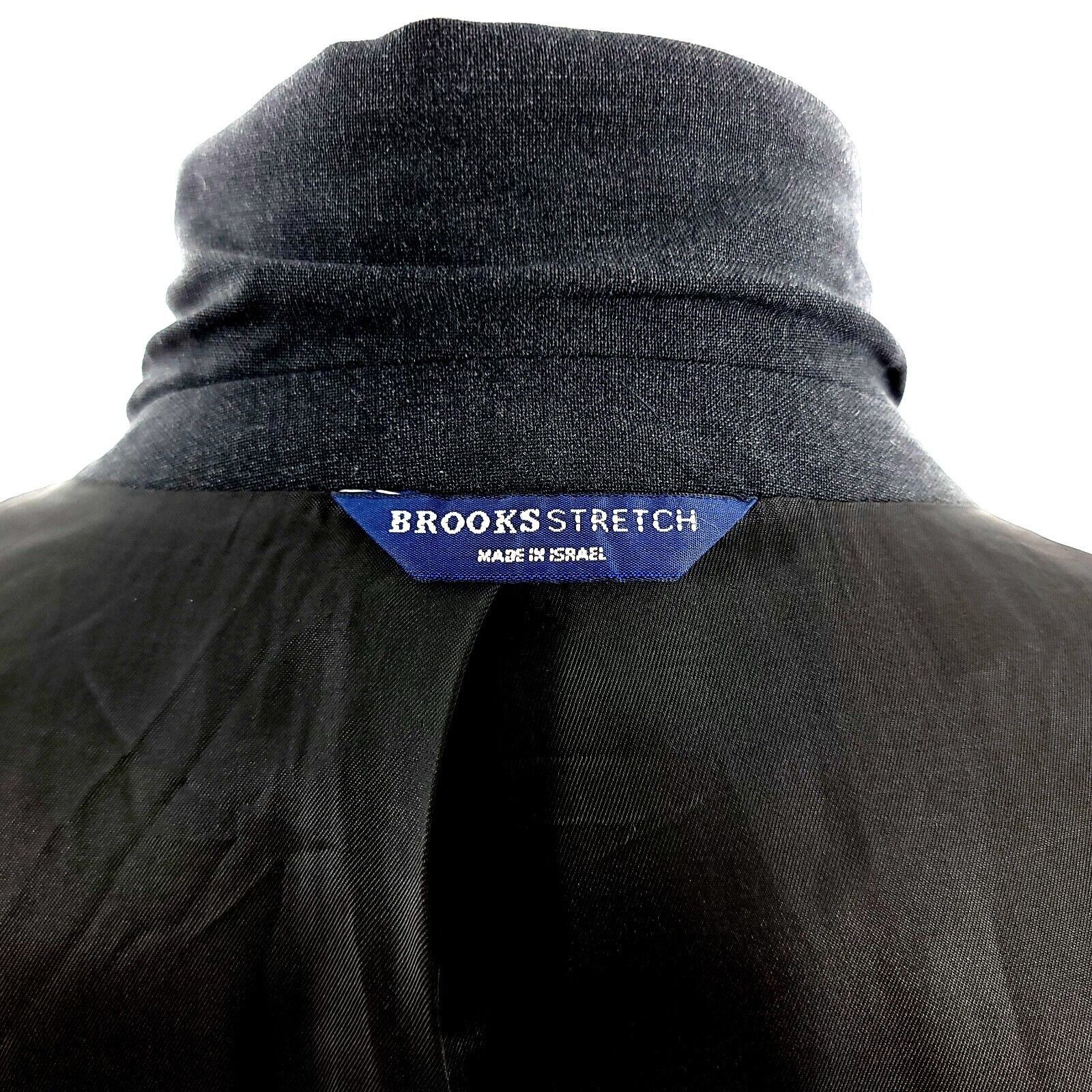 Brooks Brothers DAMAGED Brooks Brothers Stretch Wool 2 Button Blazer 42R Gra Size 42R - 12 Thumbnail