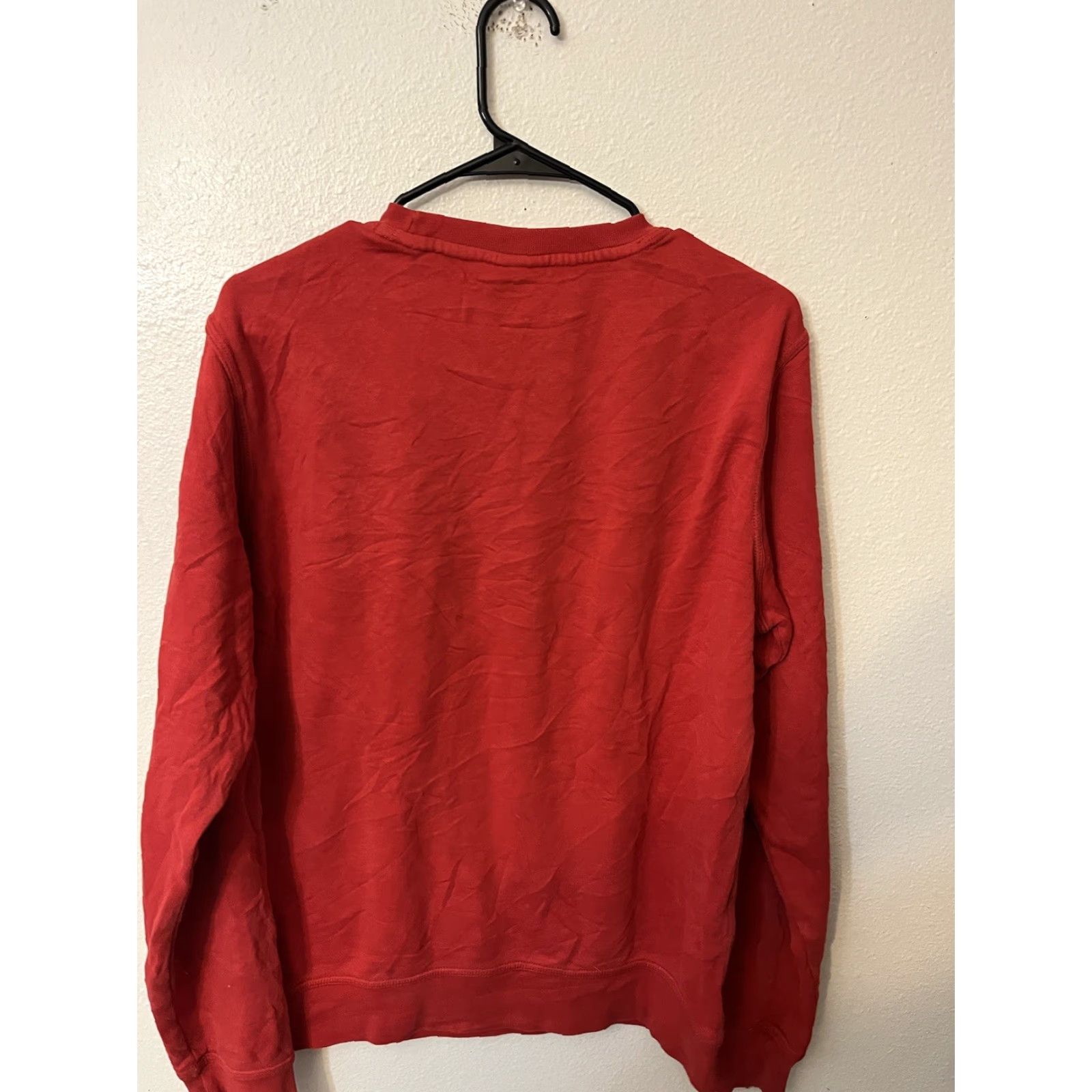 Nike Nike Sportswear Sweatshirt Pullover Red Nike Club Fleece Crew Neck Long Sleeve Men L Size US L / EU 52-54 / 3 - 2 Thumbnail