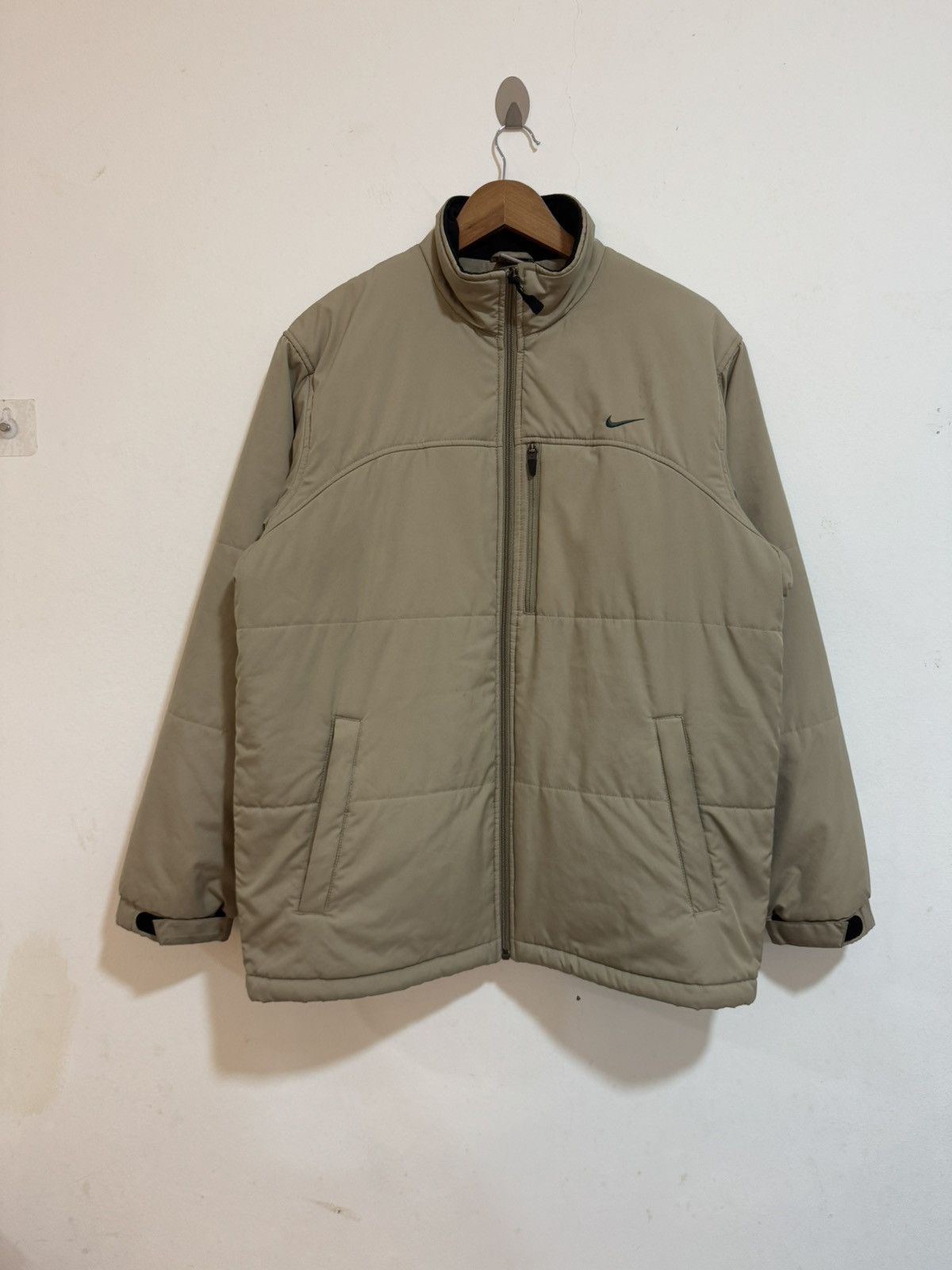 Nike × Vintage Vintage Nike Small Logo Brown Jacket Size US L / EU 52-54 / 3 - 2 Thumbnail