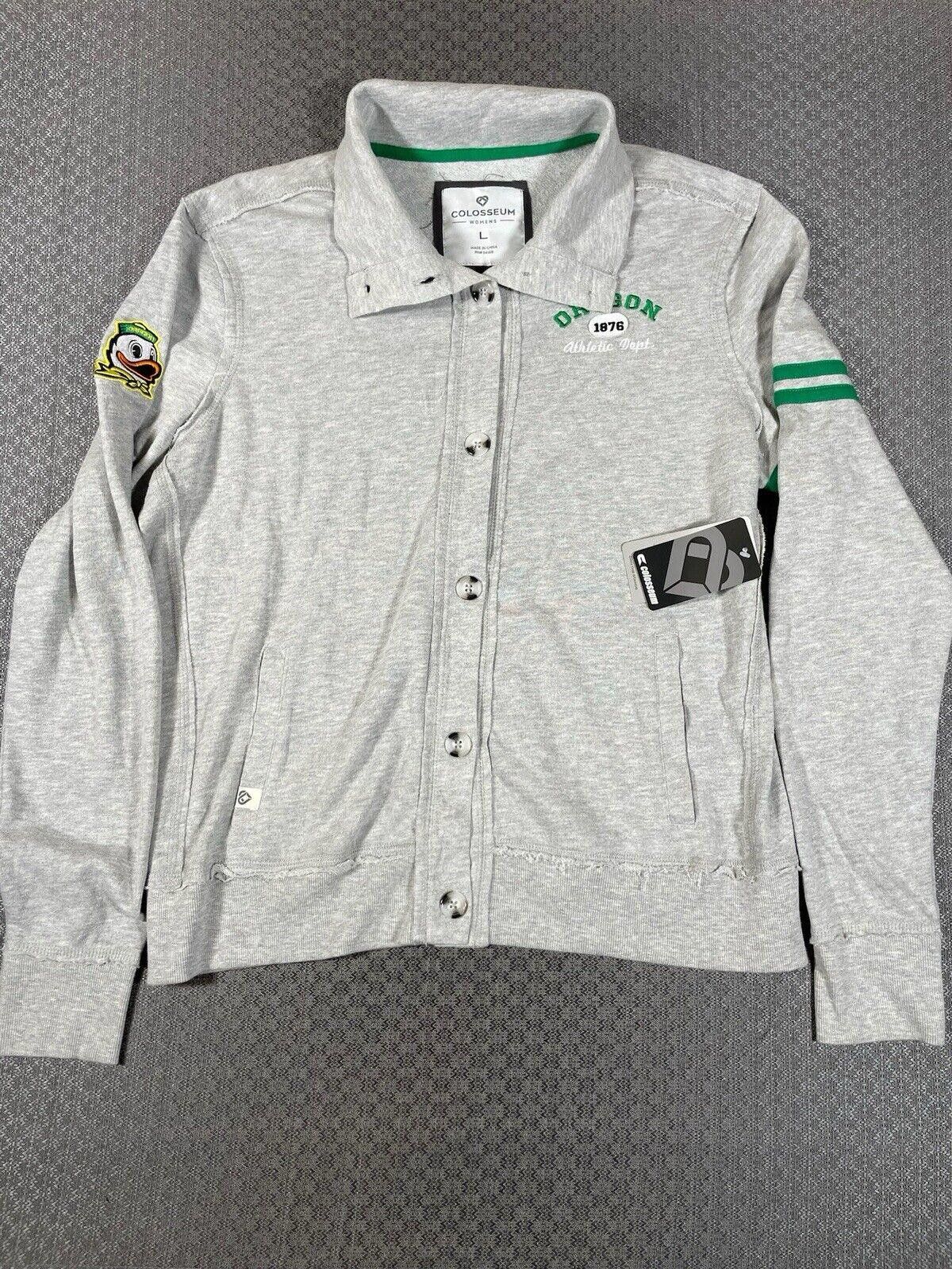 Designer Oregon Ducks Colosseum Athletics Button Down NWT Sz L (A7) Size ONE SIZE - 1 Thumbnail