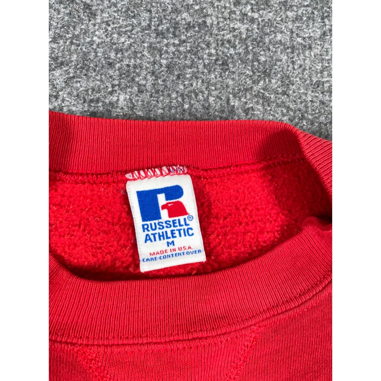Russell Athletic VINTAGE Russell Athletic Sweatshirt Adult Medium Red Michigan Laingsburg Wolfpack 90s Retro Sports Crew Neck Pullover Size US M / EU 48-50 / 2 - 7 Thumbnail