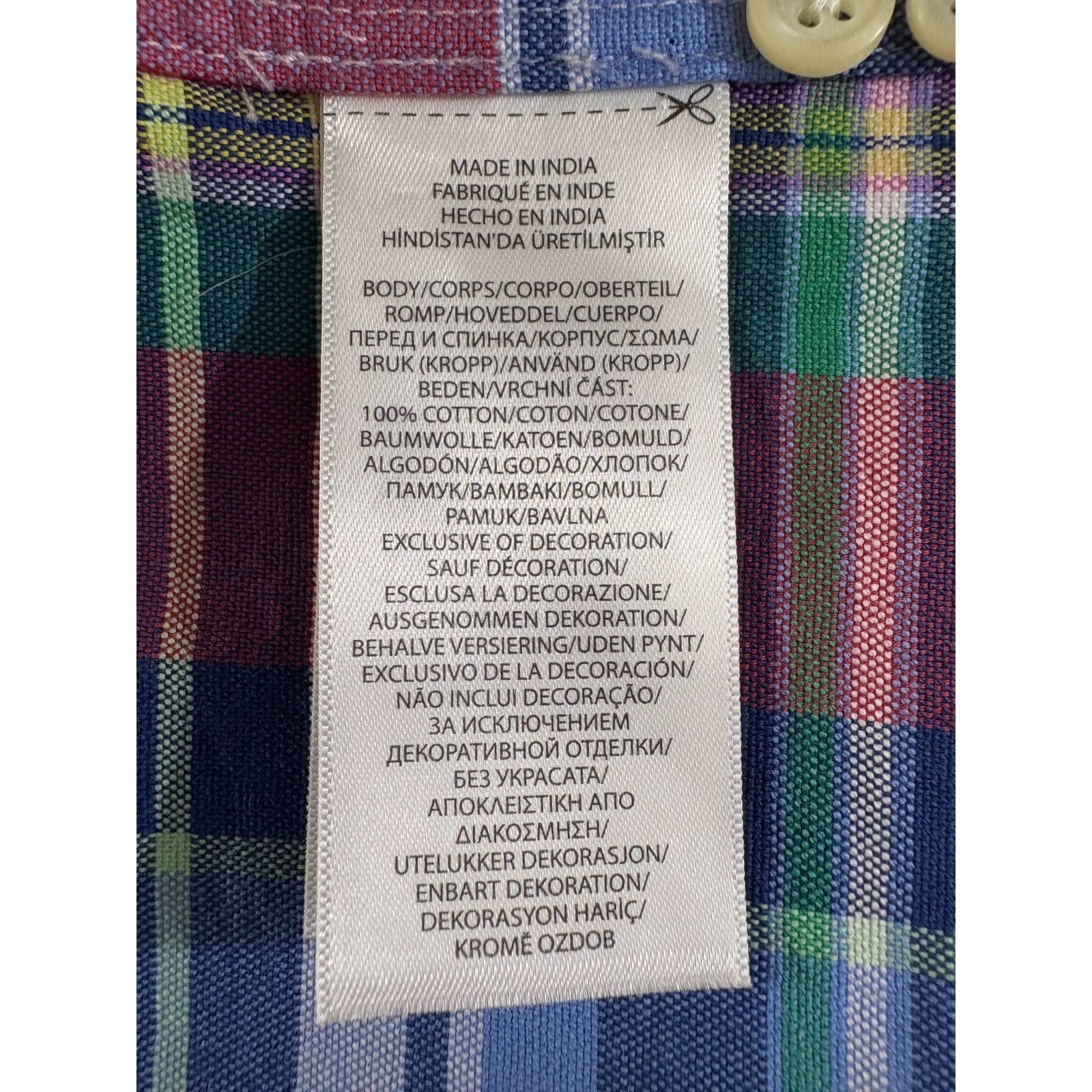 Polo Ralph Lauren Polo Ralph Lauren Classic-Fit Oxford Plaid Shirt size M mult Size US M / EU 48-50 / 2 - 3 Thumbnail