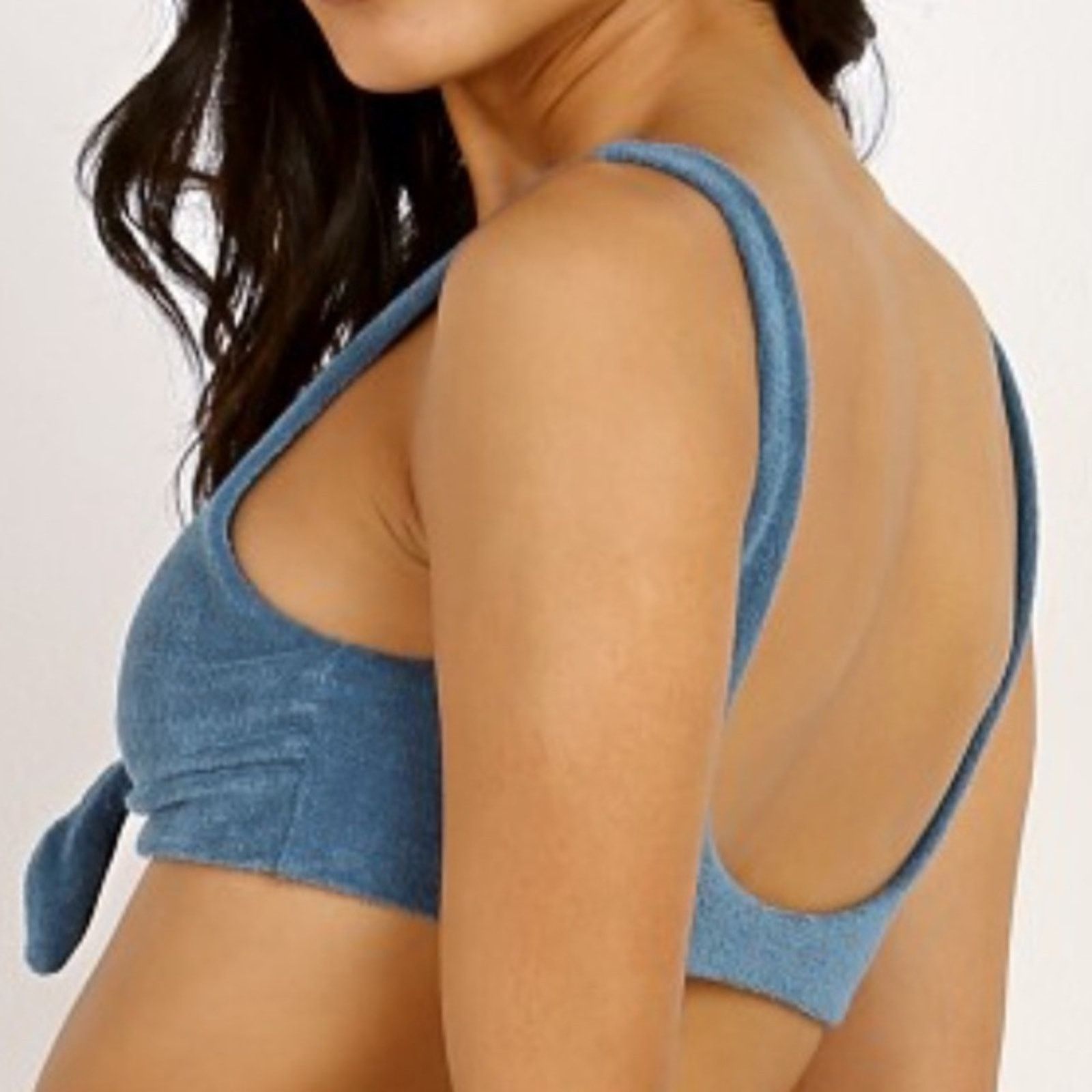 Mara Hoffman Mara Hoffman Rio Bikini Top - Slate Size XS Size ONE SIZE - 3 Thumbnail