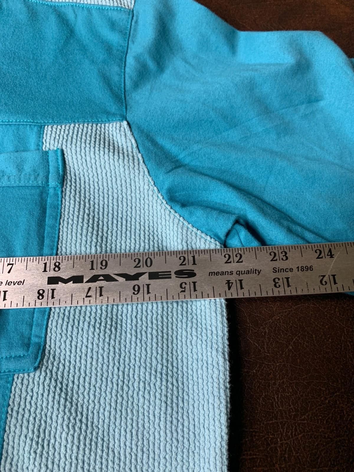 Designer VINTAGE Casual Joe Mens Haband SS Button Neck Shrt Sz M (264 Size US M / EU 48-50 / 2 - 6 Thumbnail