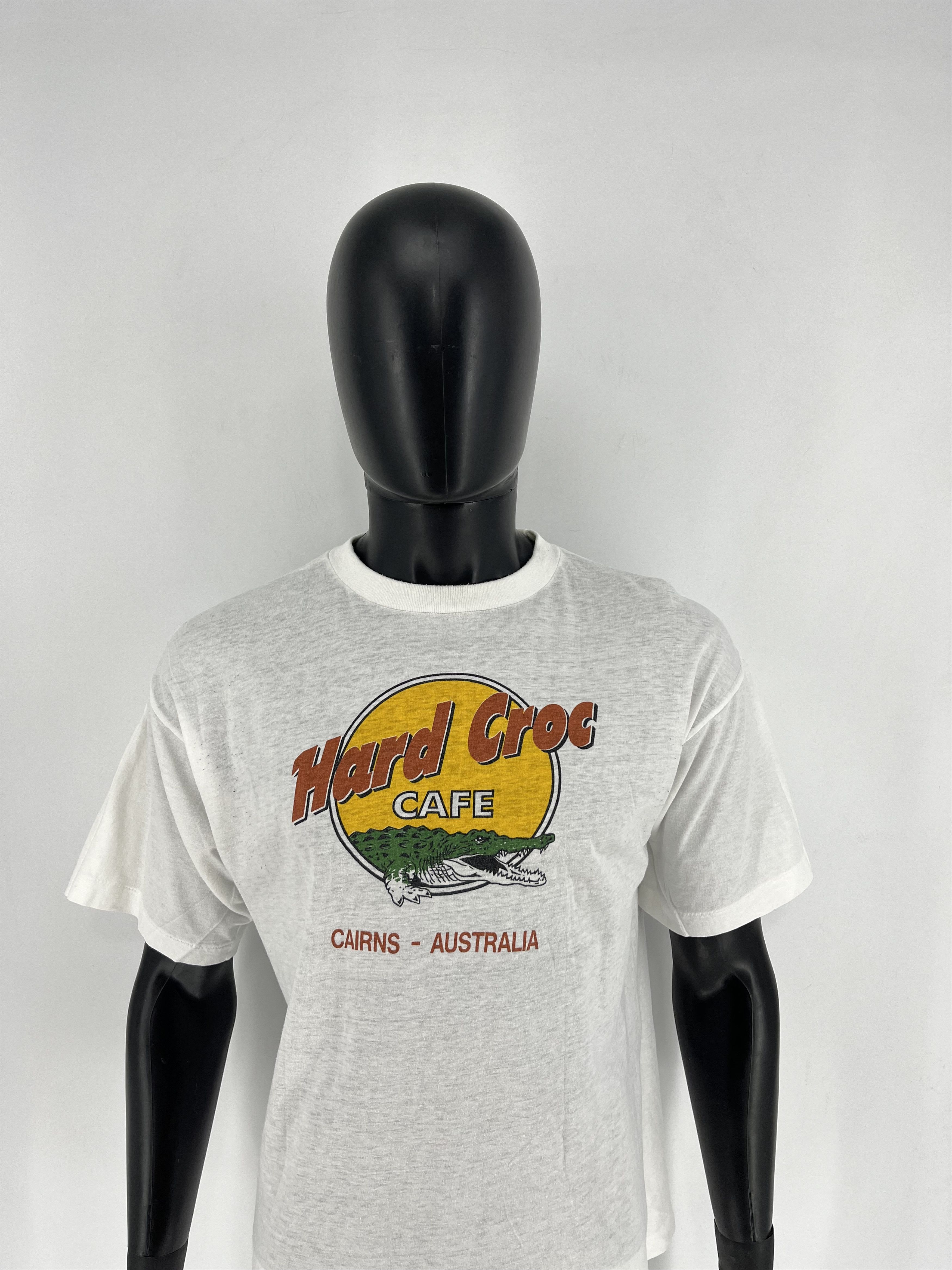 Band Tees Vintage 80/90’s Hard Croc Cafe Cairns Australia Print Thin Size US XL / EU 56 / 4 - 5 Thumbnail