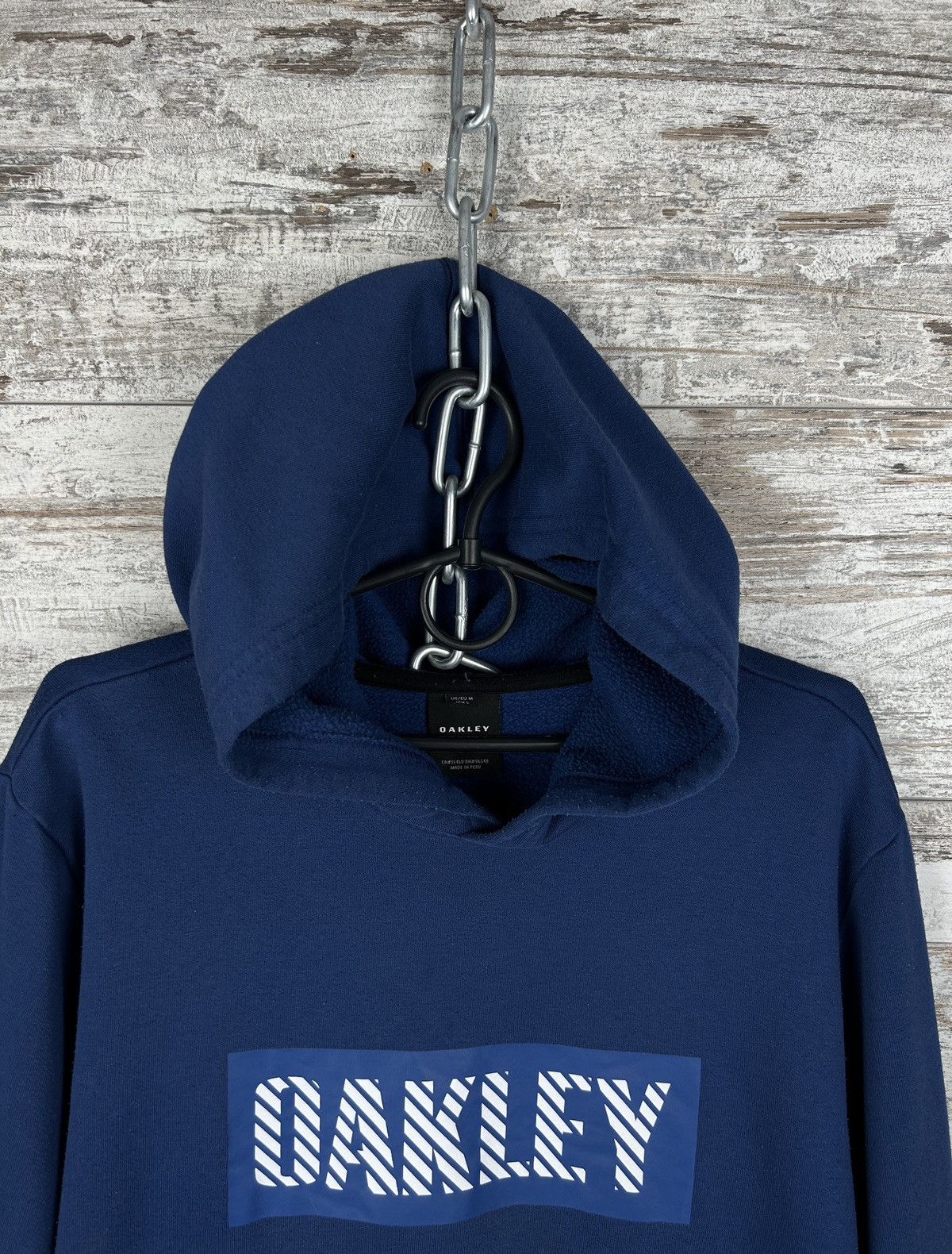 Japanese Brand Mens Vintage Oakley hoodie centre logo y2k rare Japanese Size US M / EU 48-50 / 2 - 2 Thumbnail