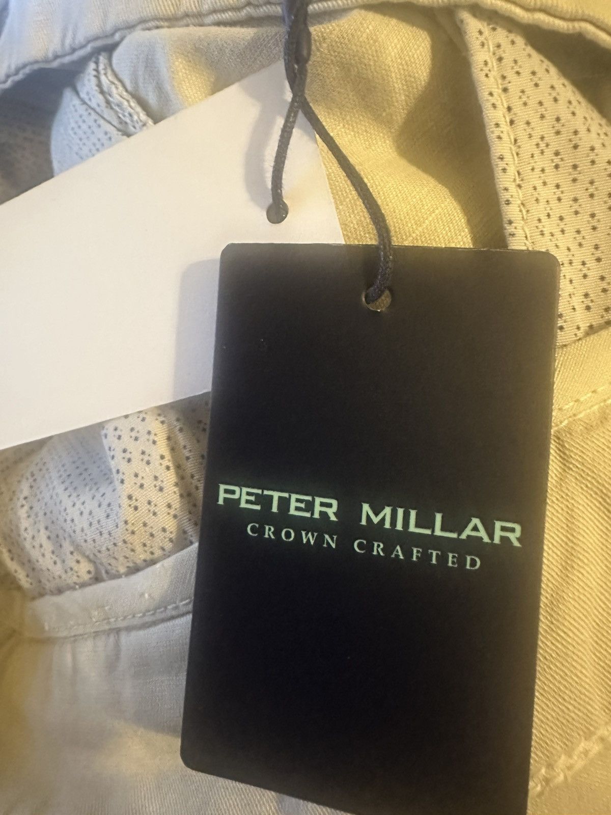 Peter Millar Peter Millar Stone Somerset Flat Front Pants MS24XB45 Cotton Size US 38 / EU 54 - 5 Thumbnail