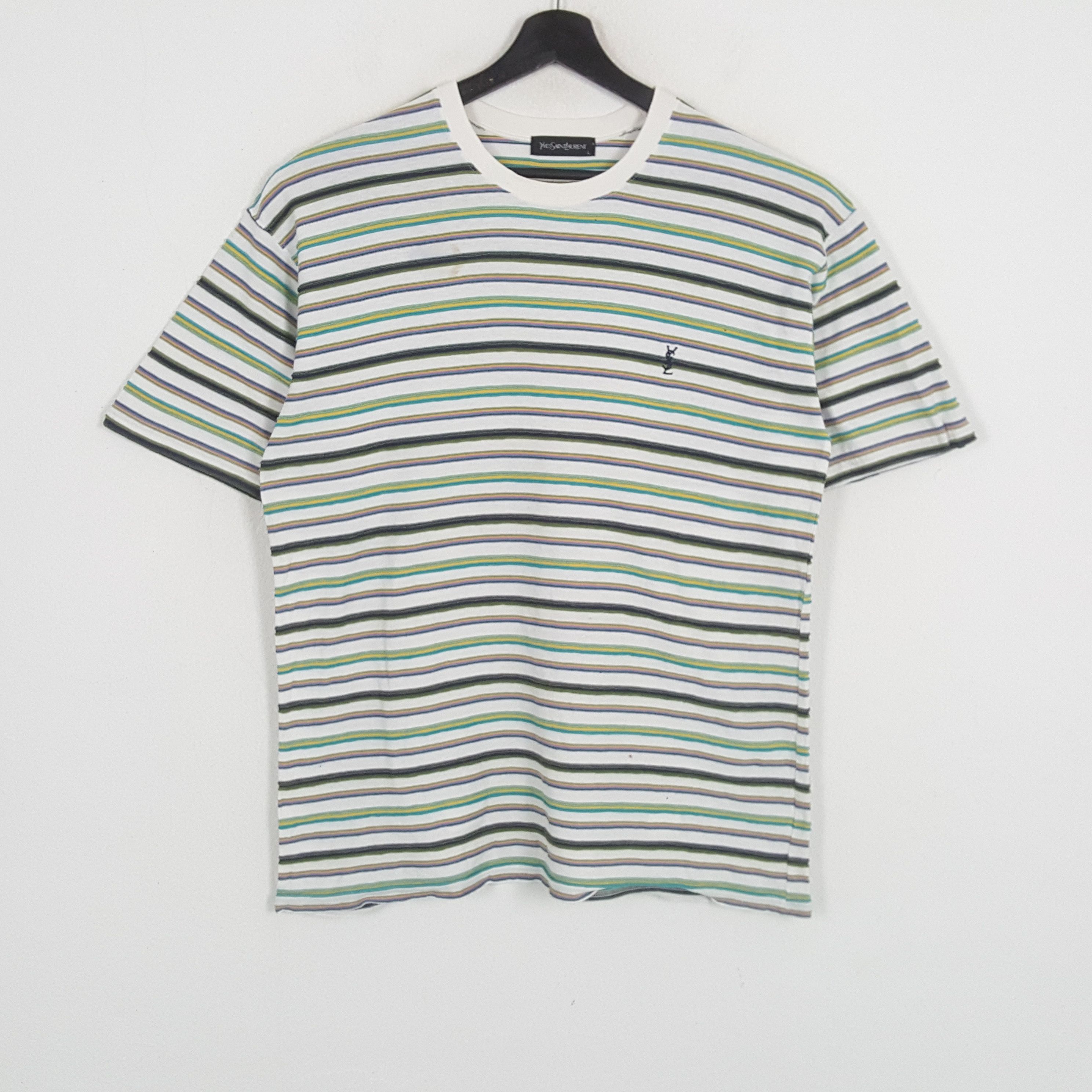 Vintage × Yves Saint Laurent YVES SAINT LAURENT Luxury Brand YSL Logo Tshirt Size US L / EU 52-54 / 3 - 1 Thumbnail