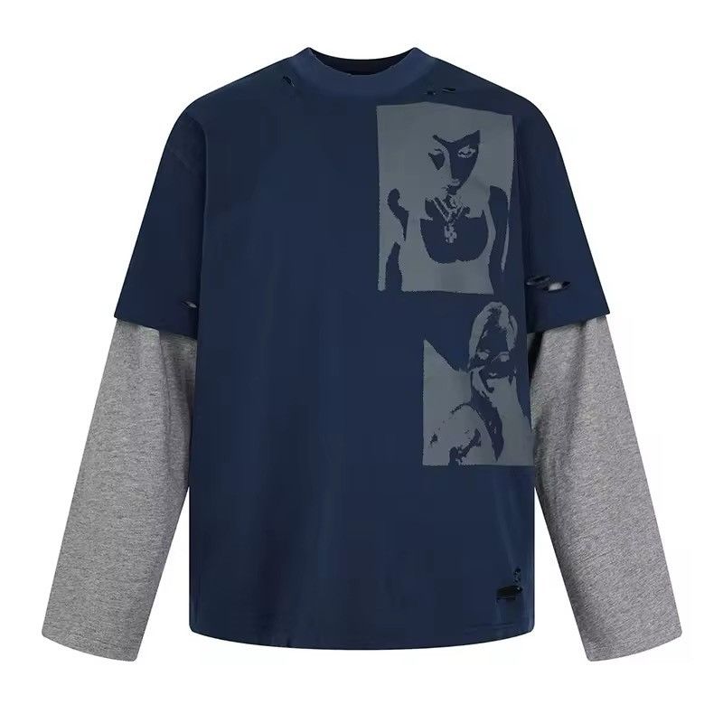 Designer × Vintage Streetwear Retro Vintage Girl Print y2k Style Shirt Size US XL / EU 56 / 4 - 1 Thumbnail