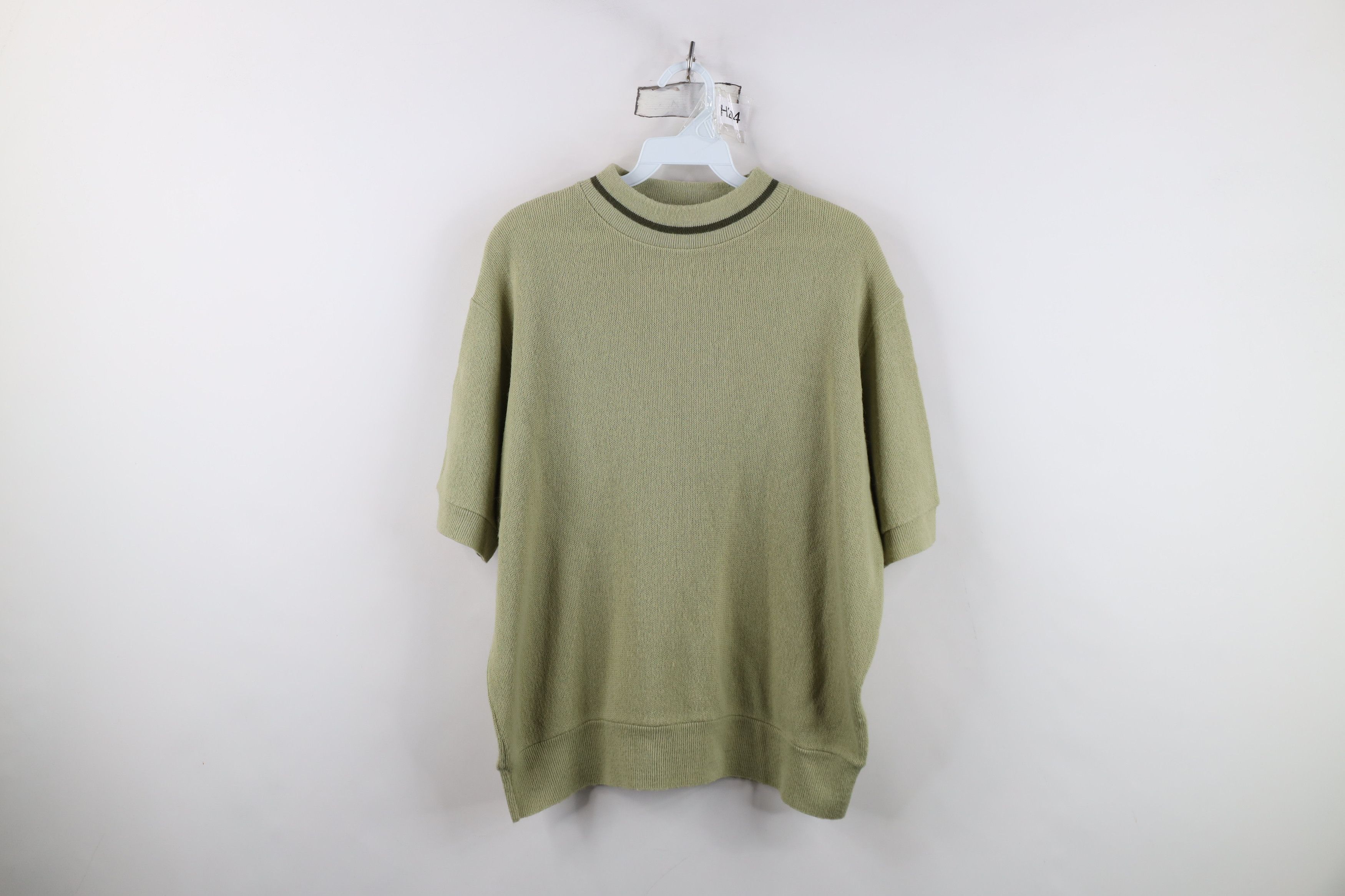 Vintage Vintage 50s 60s Streetwear Knit Short Sleeve Sweater USA Size US L / EU 52-54 / 3 - 1 Thumbnail