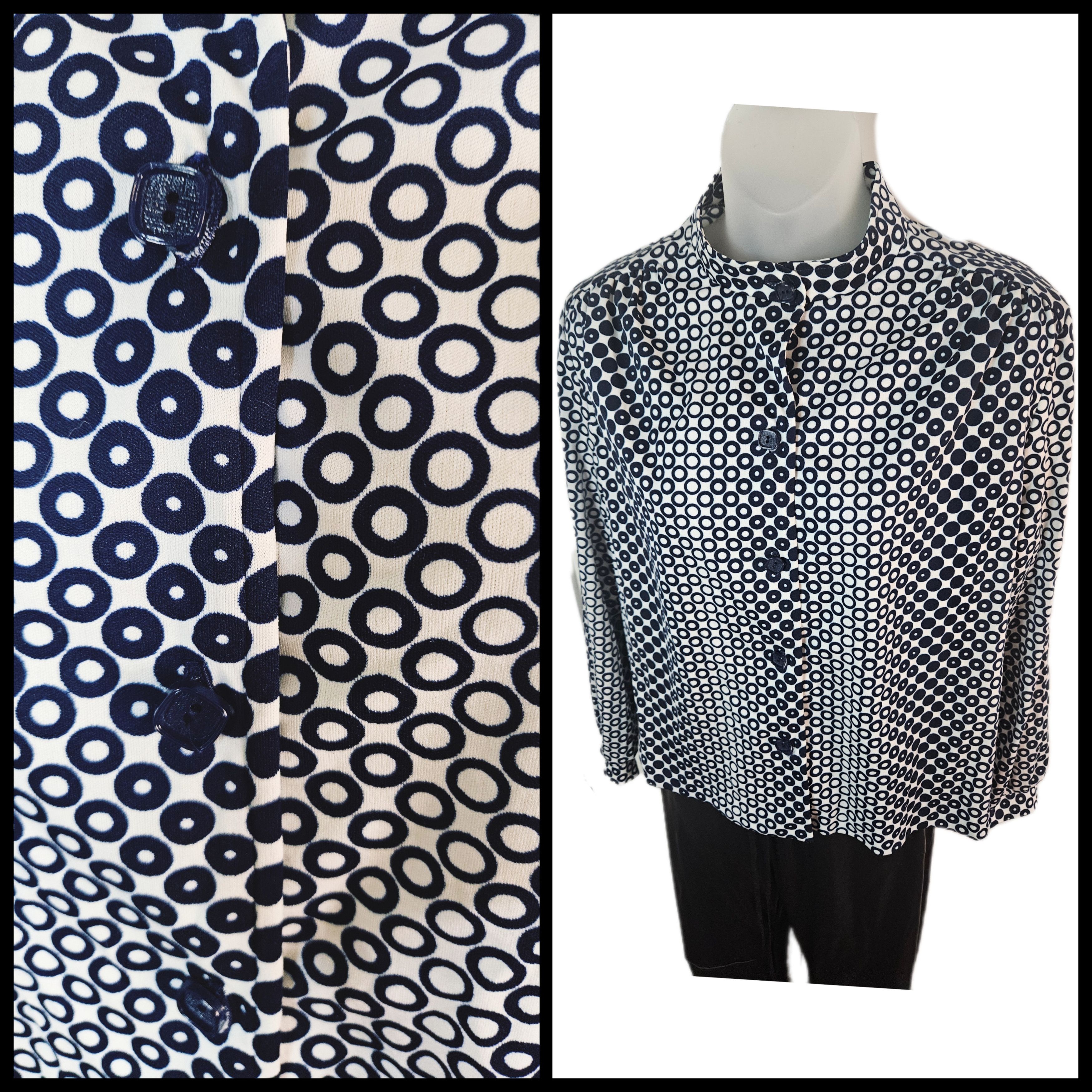 Other MOD GEO 1960S BLOUSE MINT Size M / US 6-8 / IT 42-44 - 1 Thumbnail