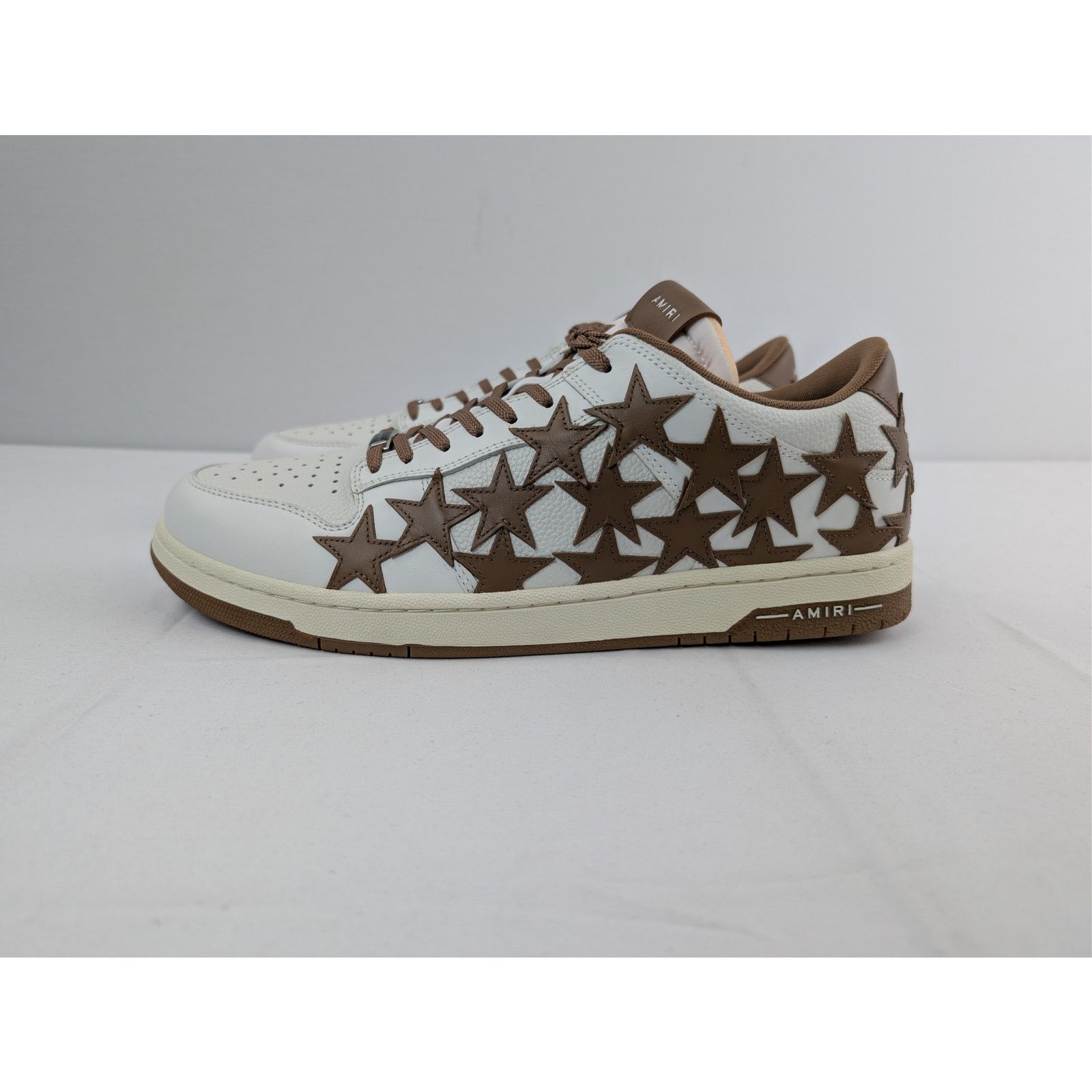 Amiri o1rshd1 Stars Low top sneakers in White/Brown 47 Size US 14 / EU 47 - 9 Thumbnail