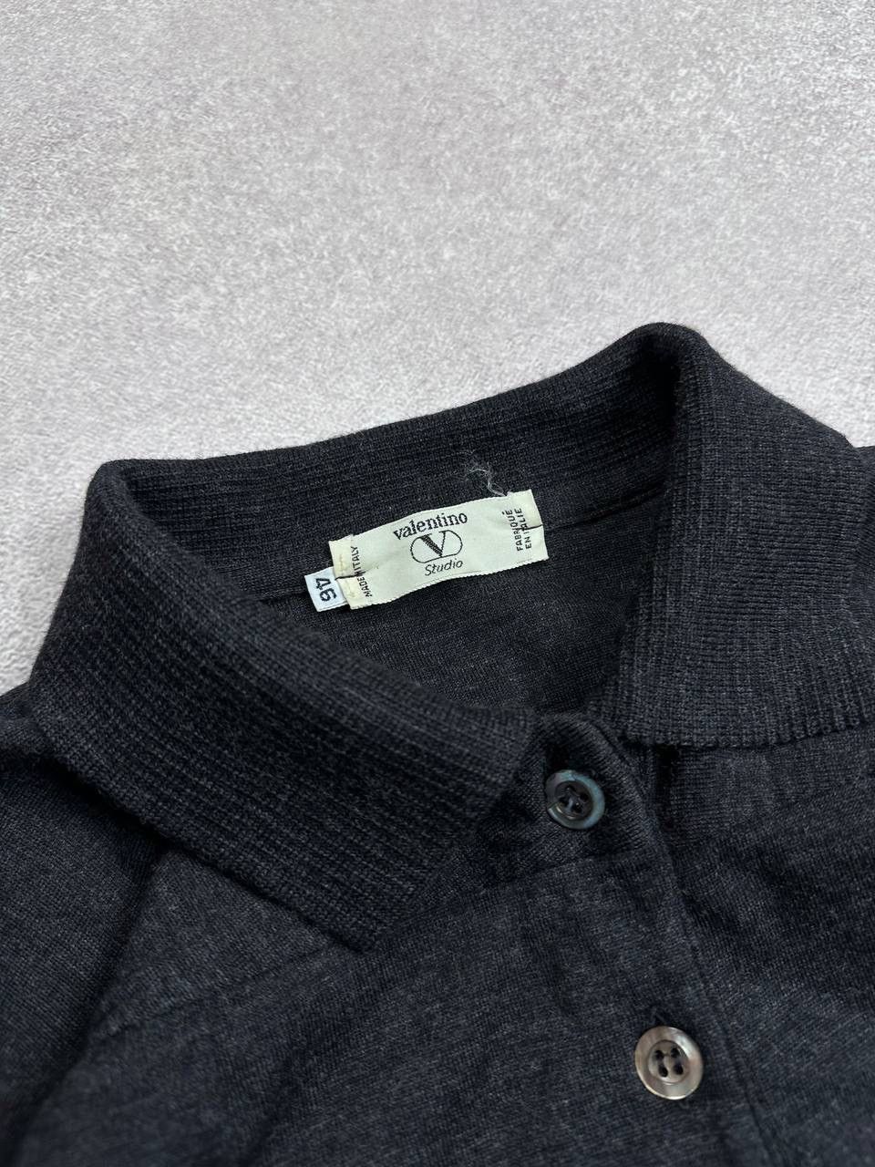 Versace Vintage 90's Versace Studio Knit Polo Sweater Rare M Size US M / EU 48-50 / 2 - 3 Thumbnail