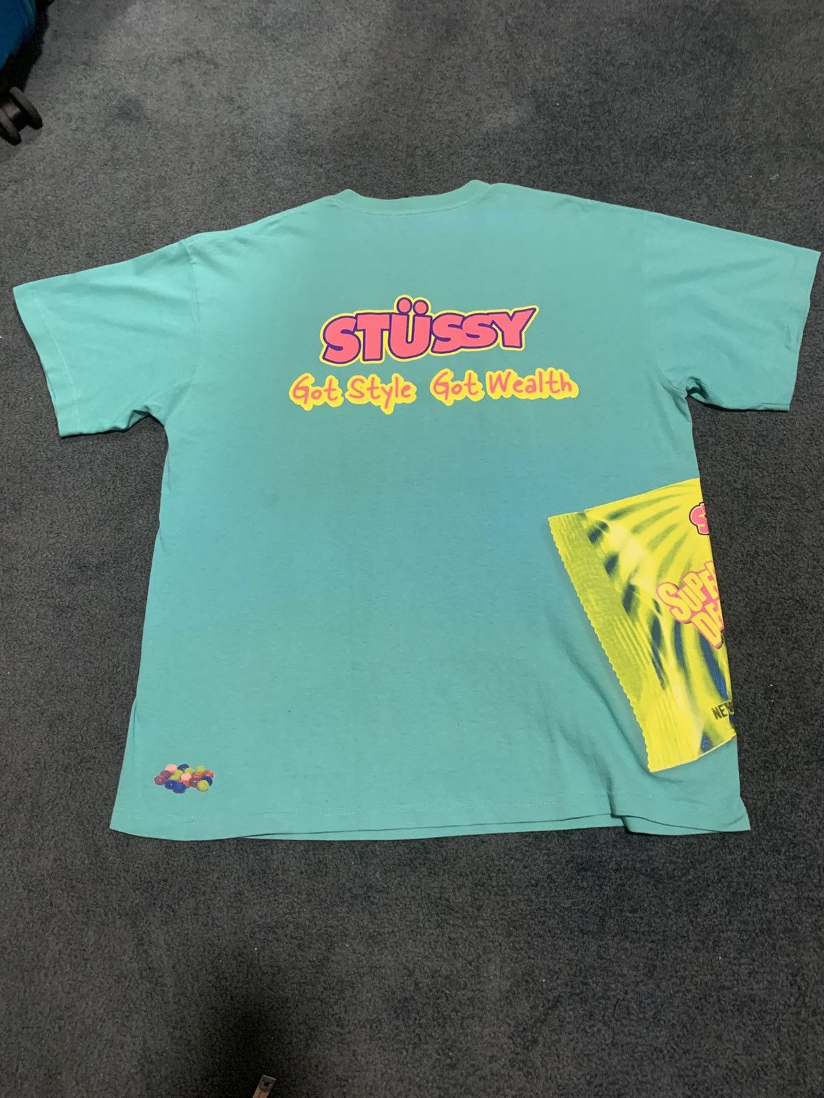 Stussy × Vintage RARE VINTAGE 2000s STUSSY SKILLZ TEE Size US XL / EU 56 / 4 - 2 Thumbnail